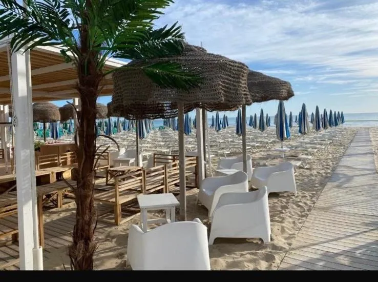 Beach in Hotel Villa Pina