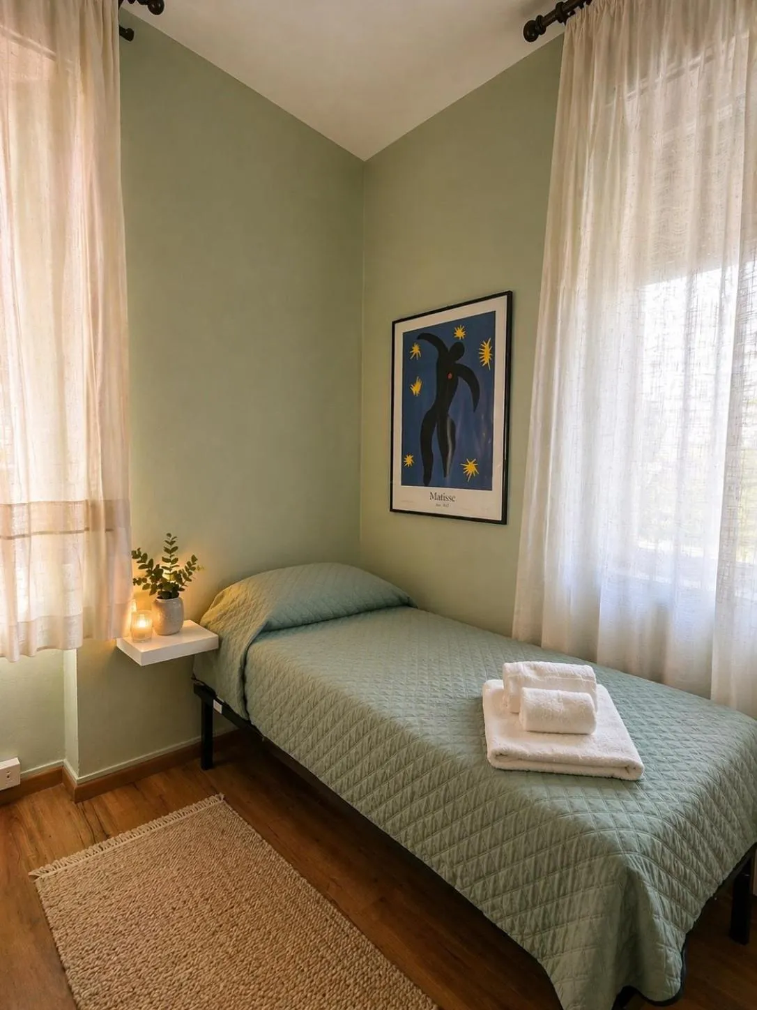 Bed in Hotel Villa Pina