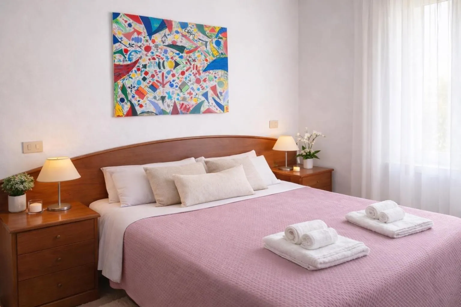 Bedroom, Bed in Hotel Villa Pina