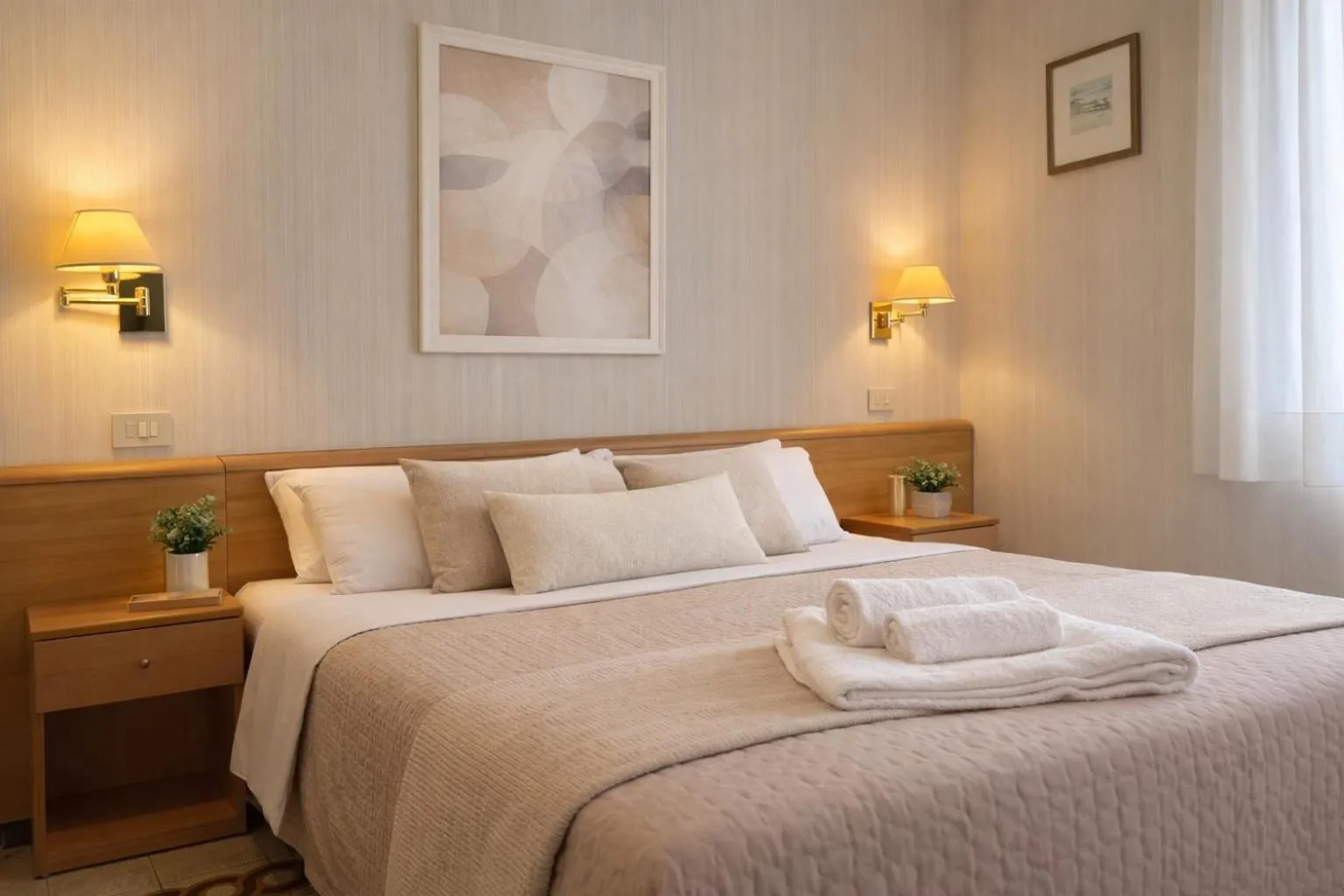 Photo of the whole room, Bed in Hotel Villa Pina