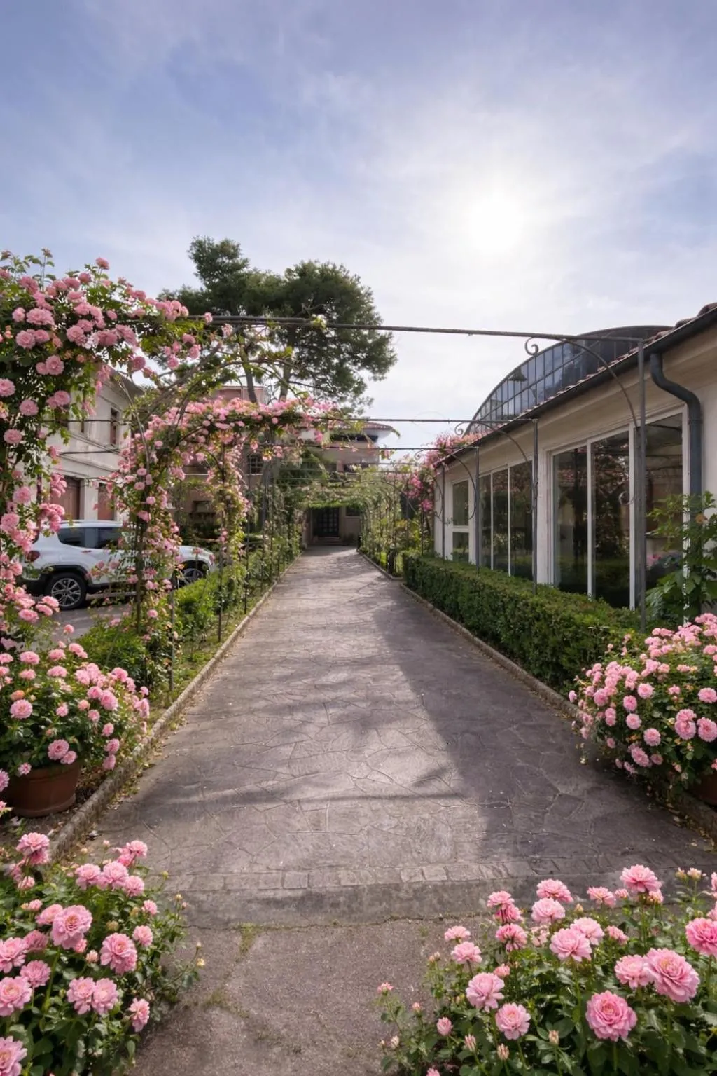Property building in Hotel Villa Pina