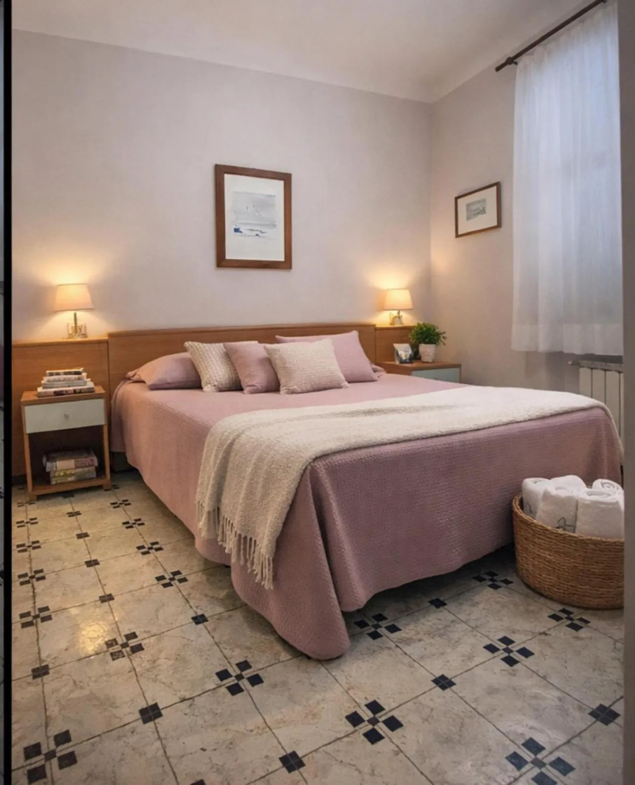 Bed in Hotel Villa Pina
