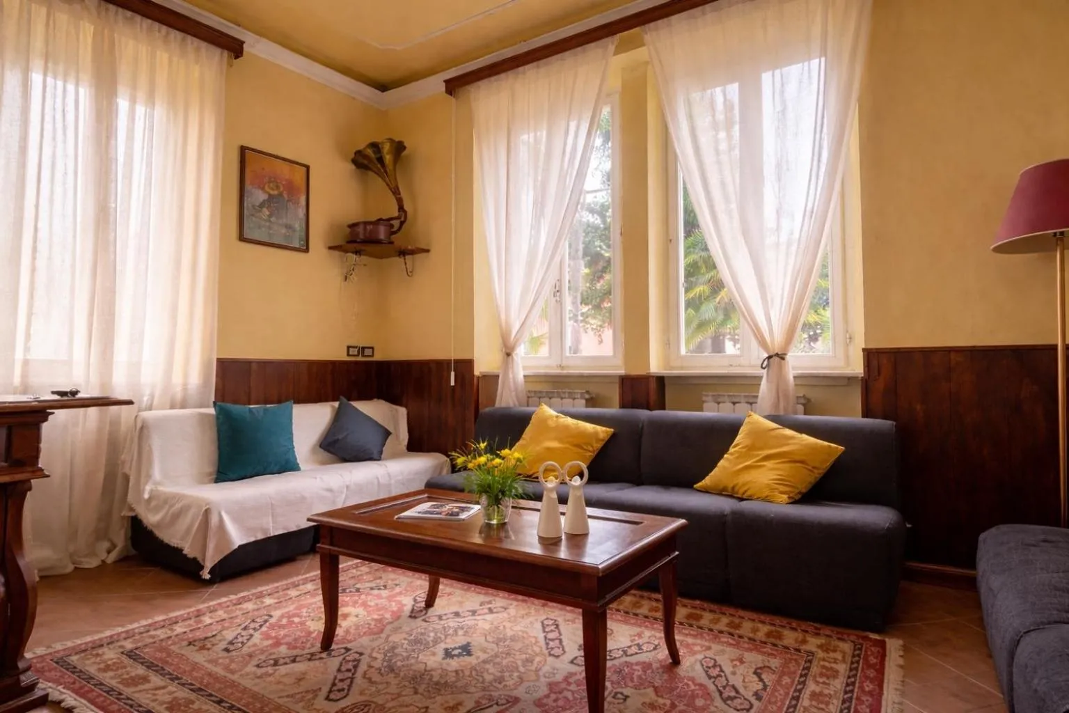 Living room in Hotel Villa Pina