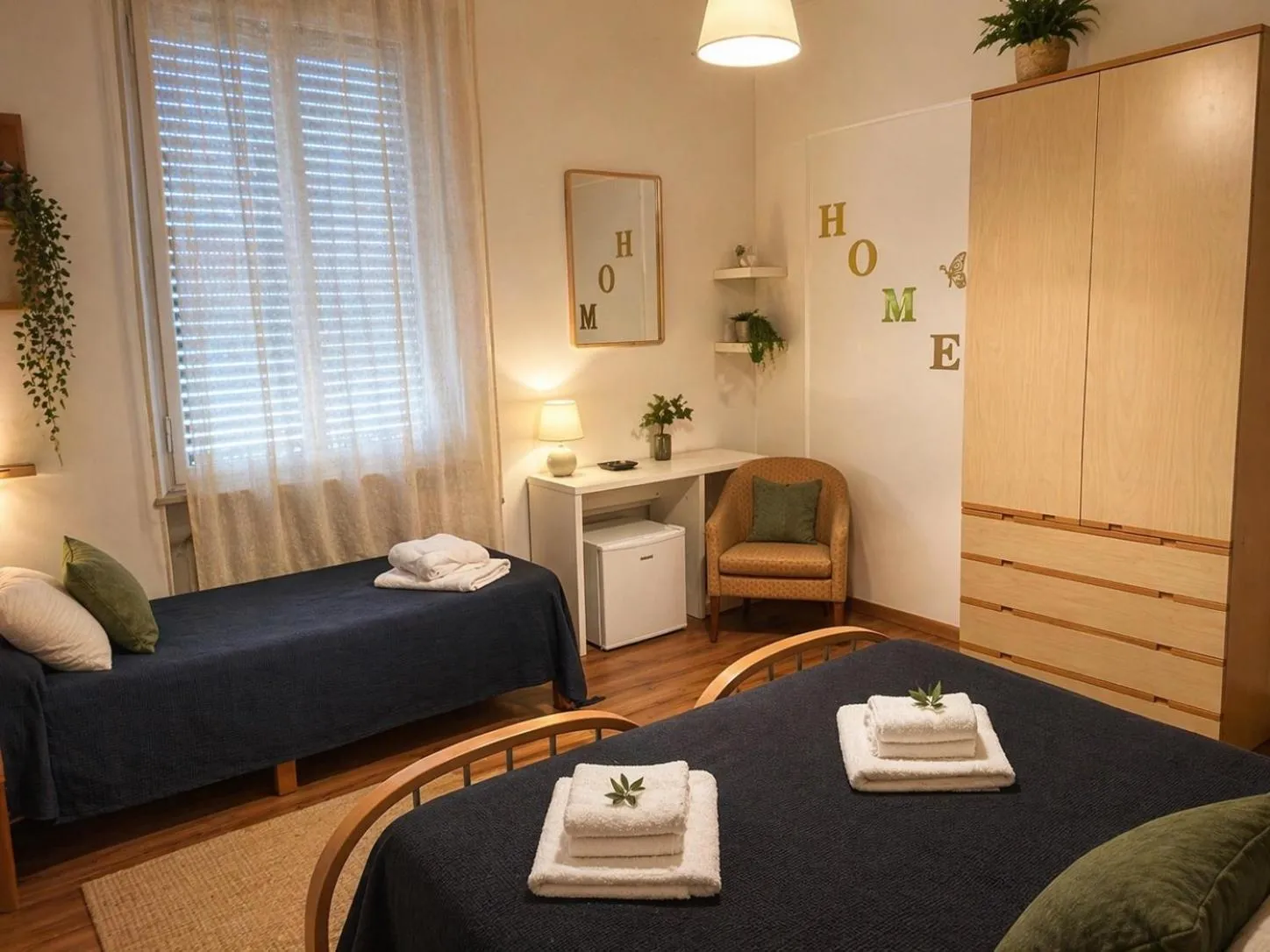 Bed in Hotel Villa Pina