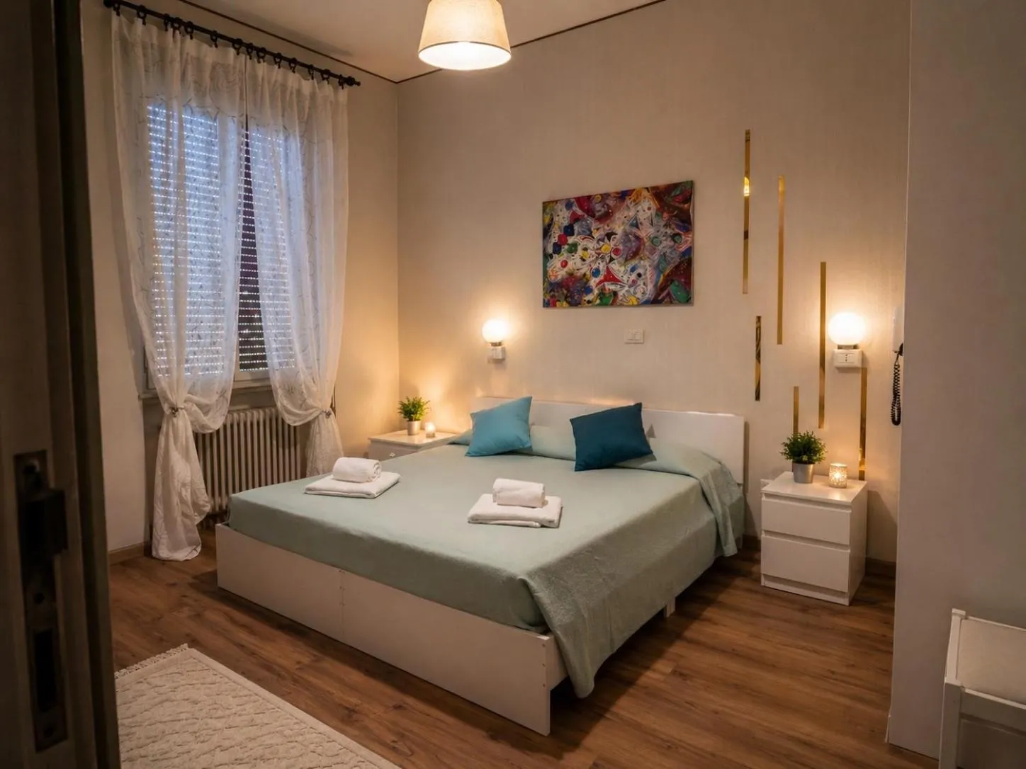 Bed in Hotel Villa Pina