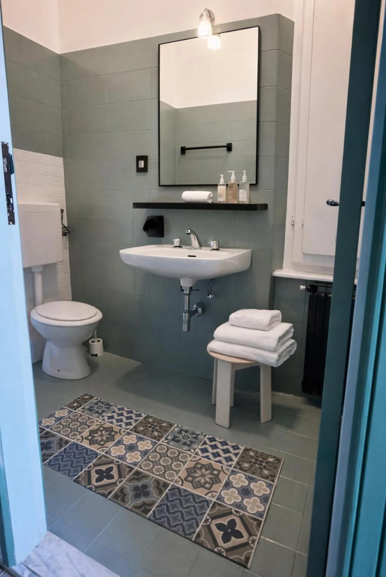 Toilet in Hotel Villa Pina