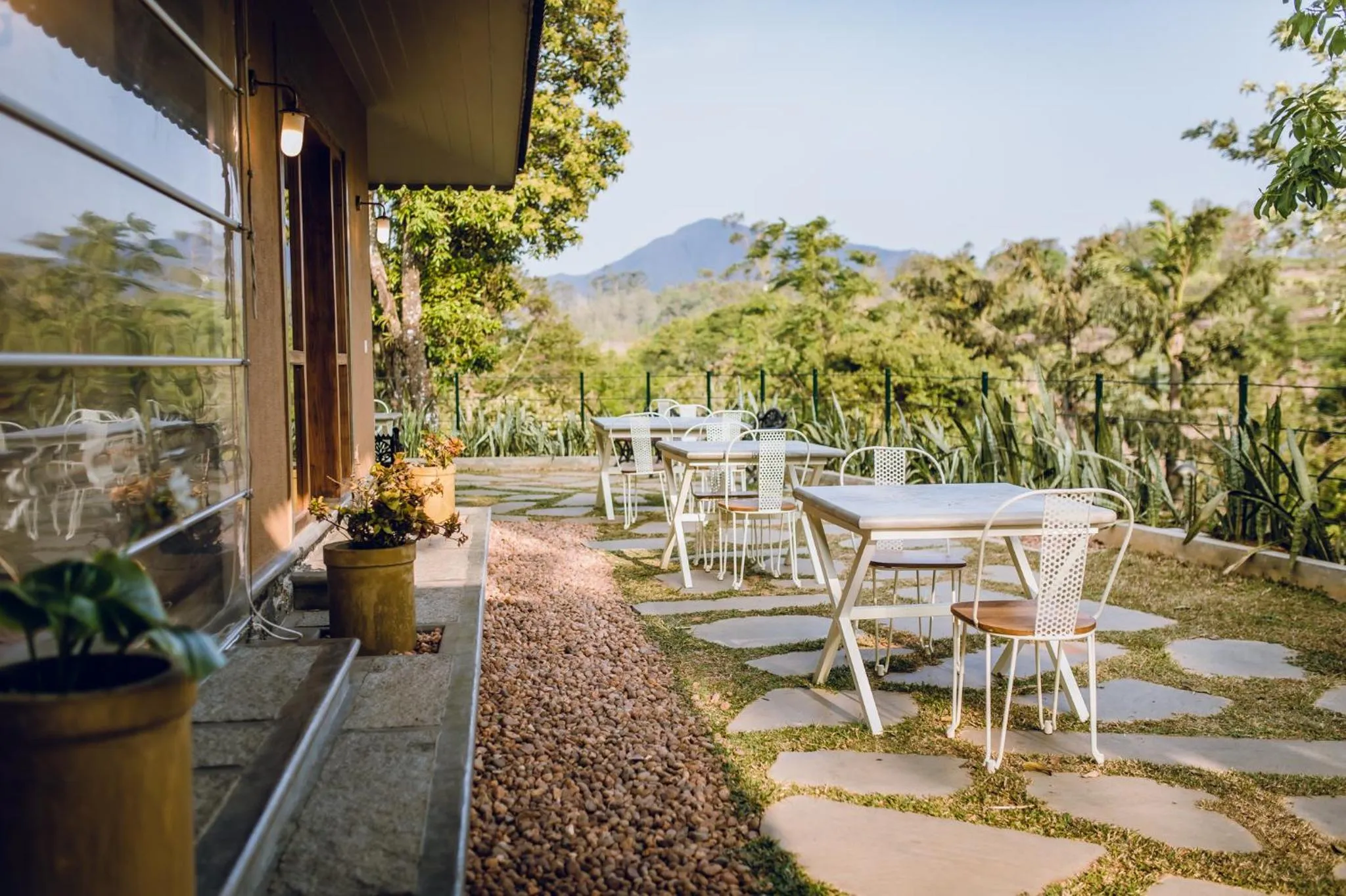 Patio in Misty Mountain Experience
