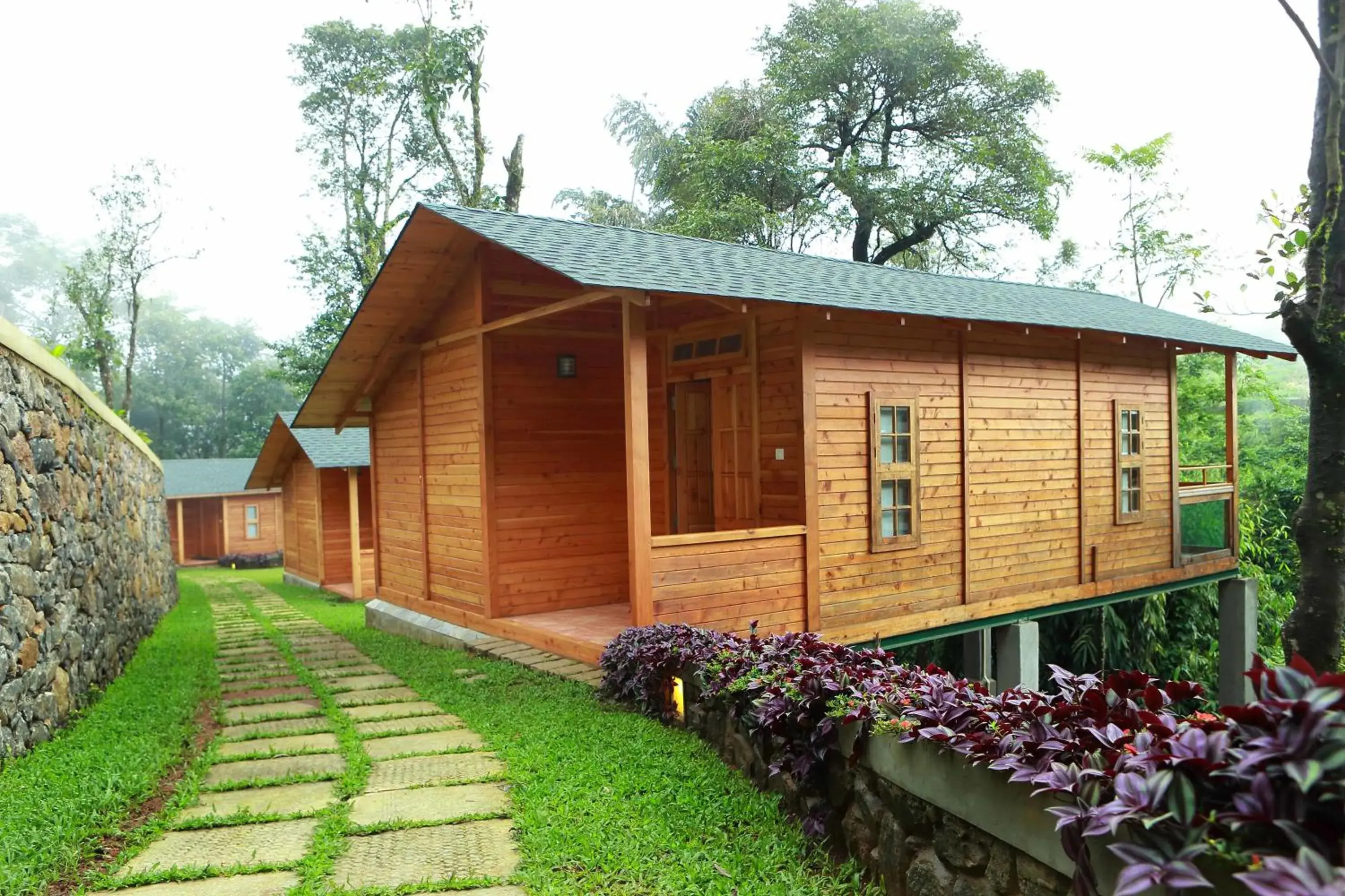 Wooden Chalet in Misty Mountain Experience Wooden Chalet in Misty Mountain Experience