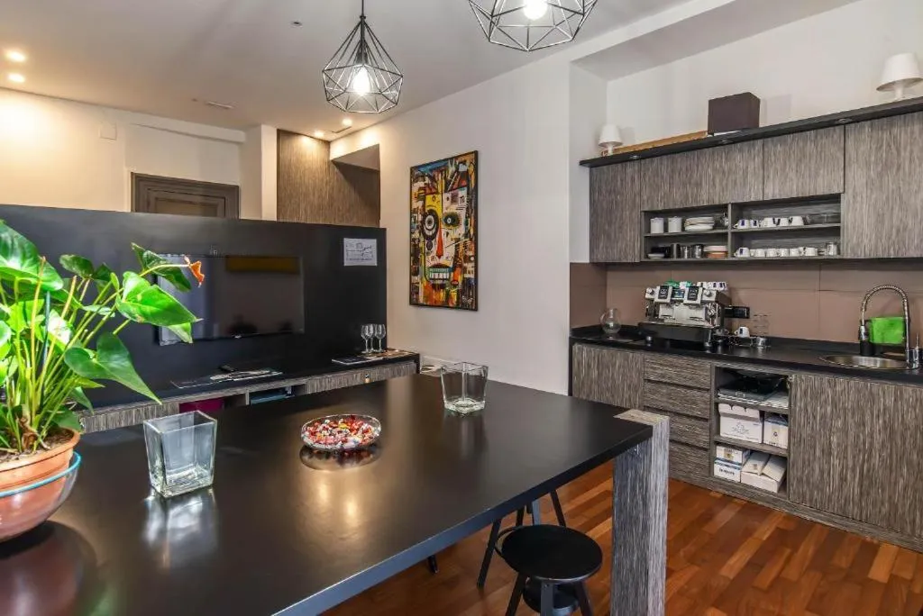 Kitchen or kitchenette in Gram Suites