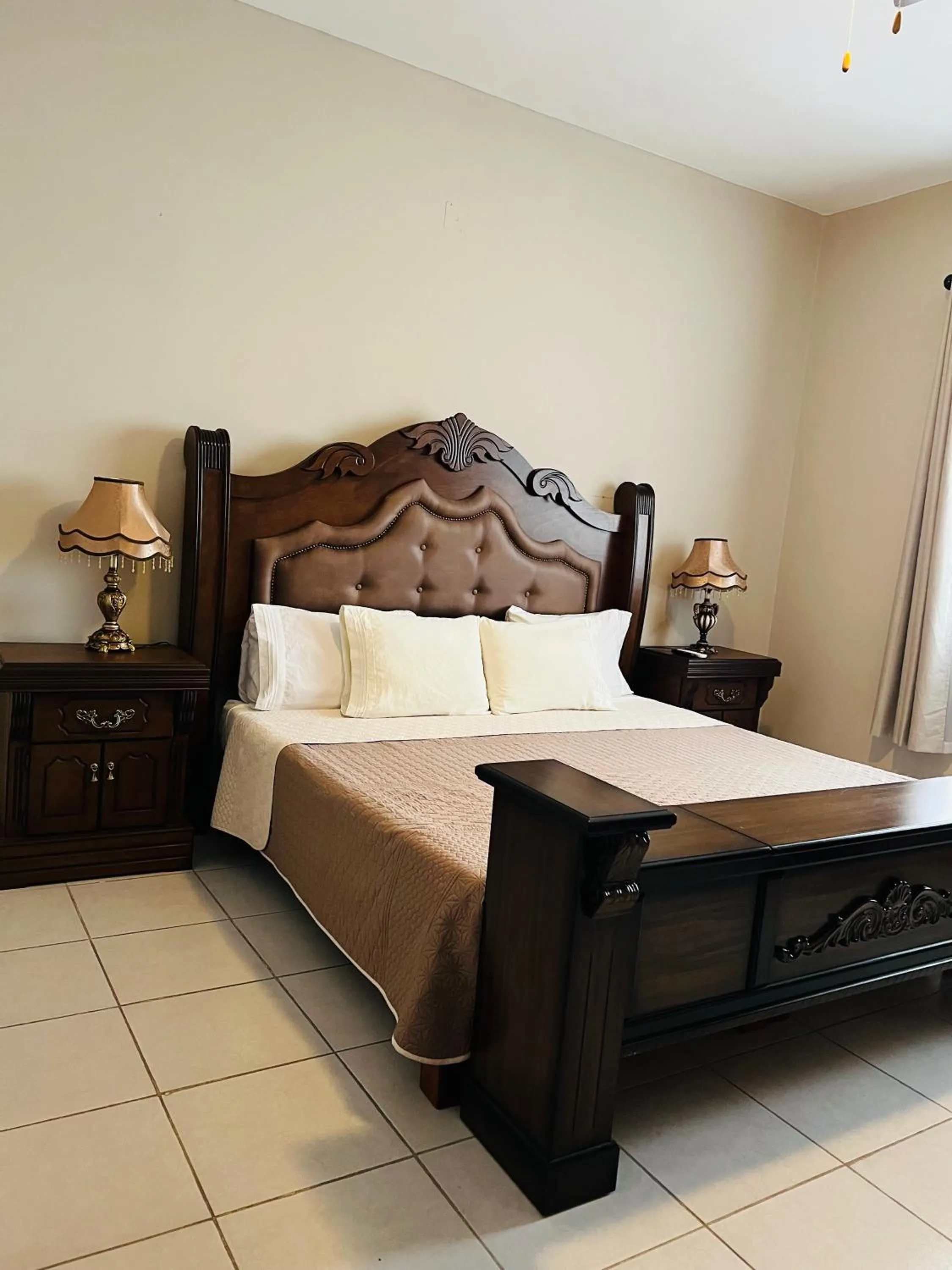 Bed in Hostería Casa Marquez