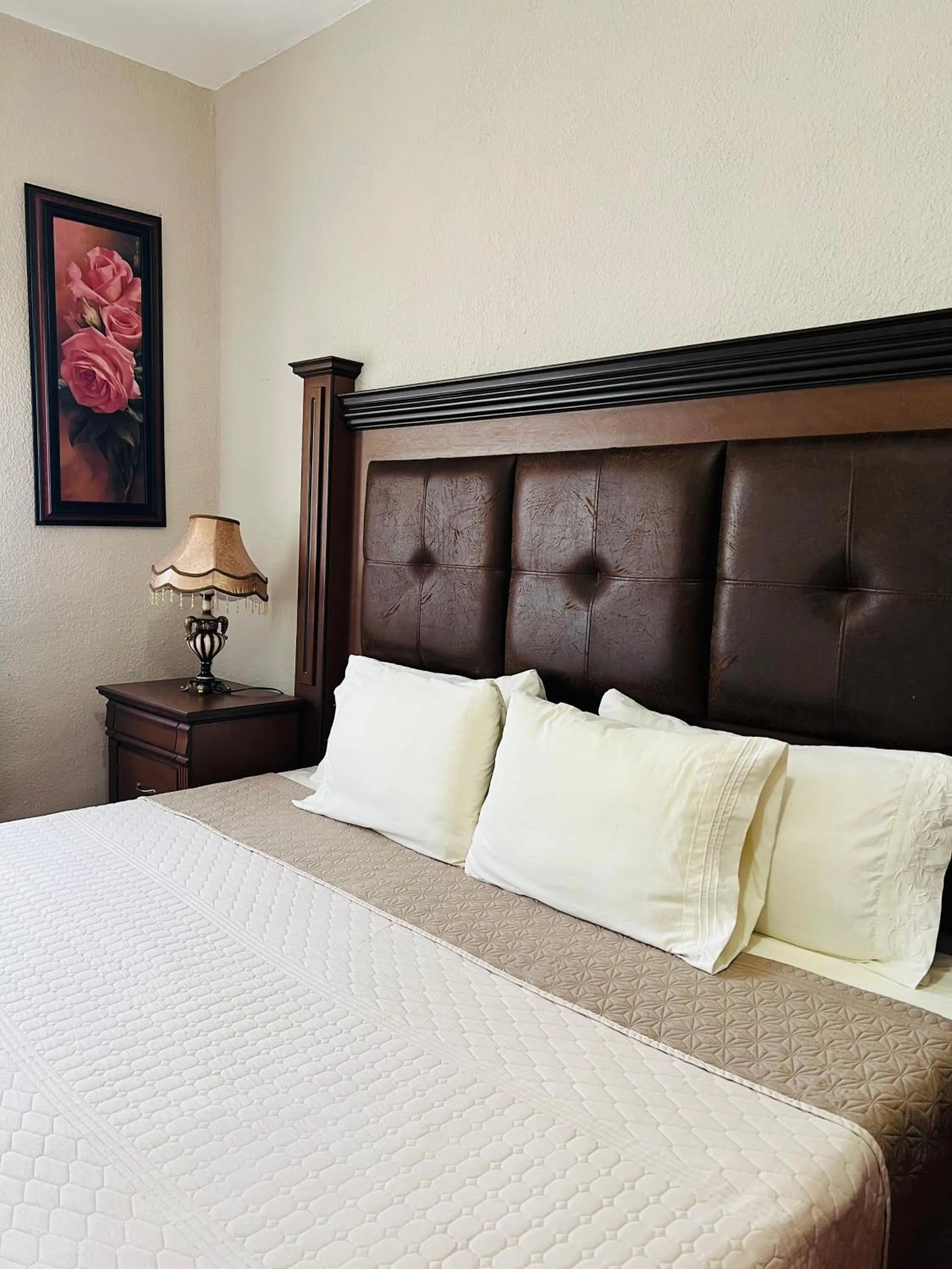 Bed in Hostería Casa Marquez