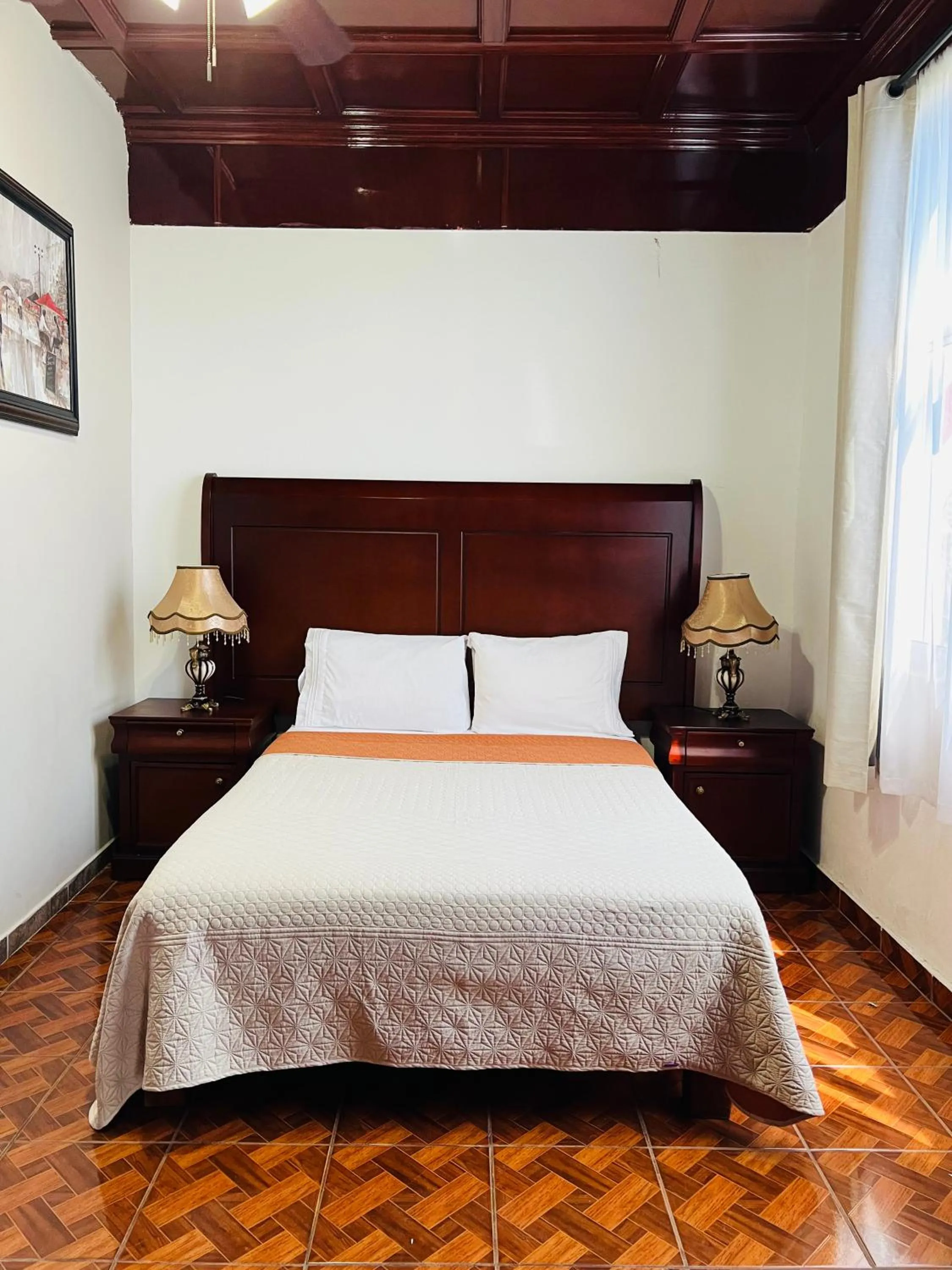 Bedroom, Bed in Hostería Casa Marquez