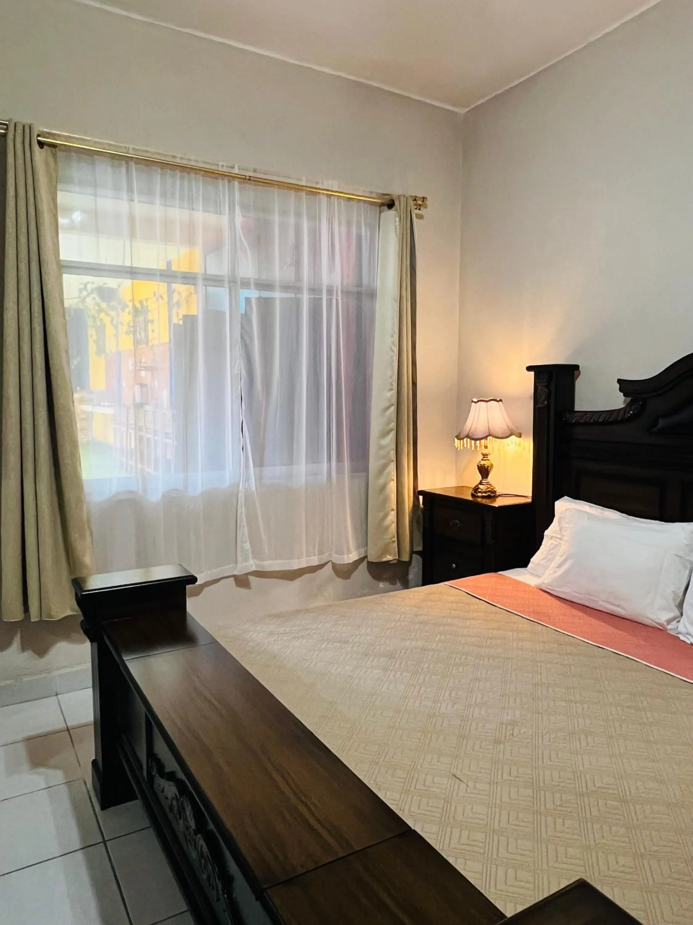 Bed in Hostería Casa Marquez