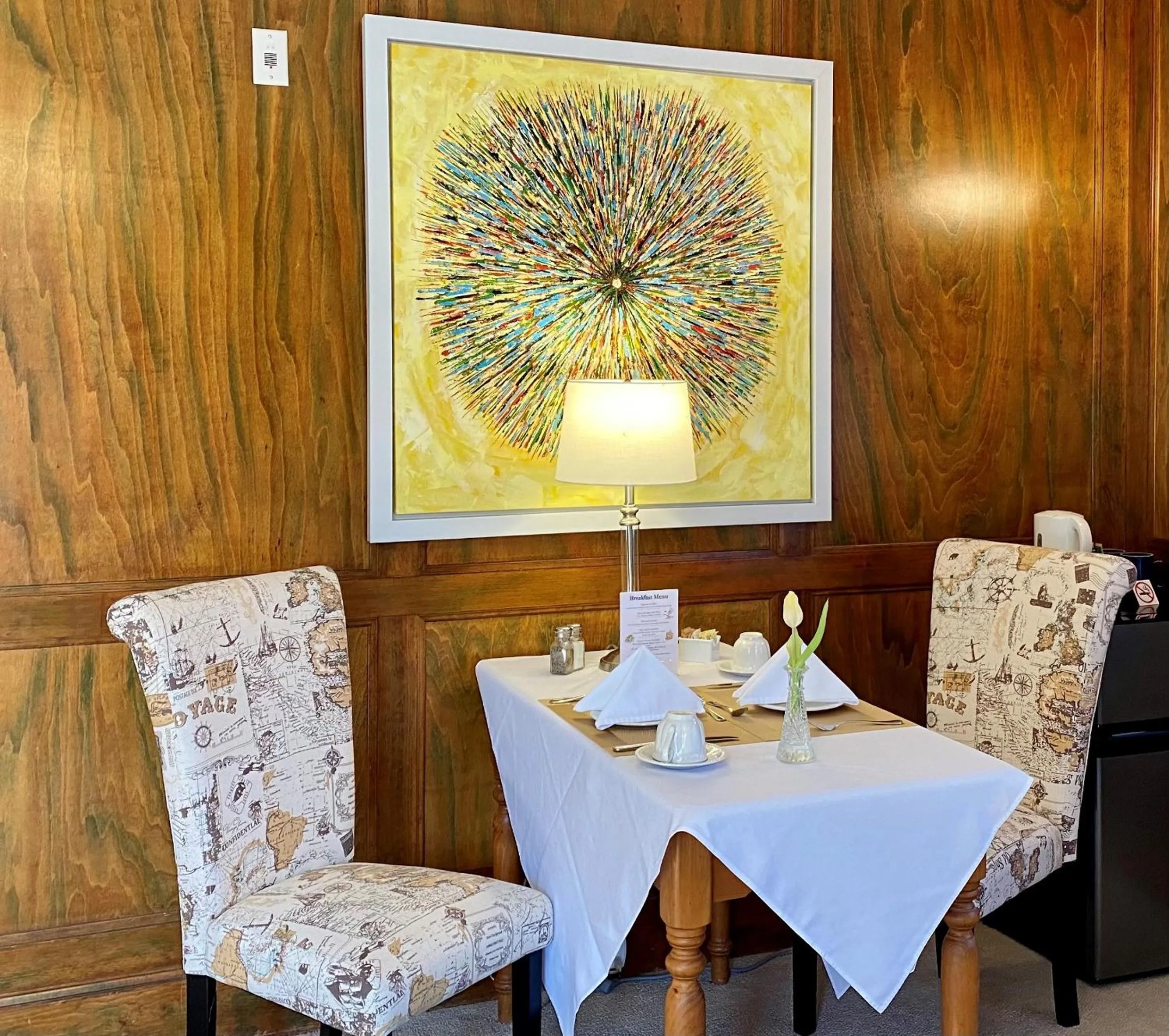 Seating area in The Latch Inn