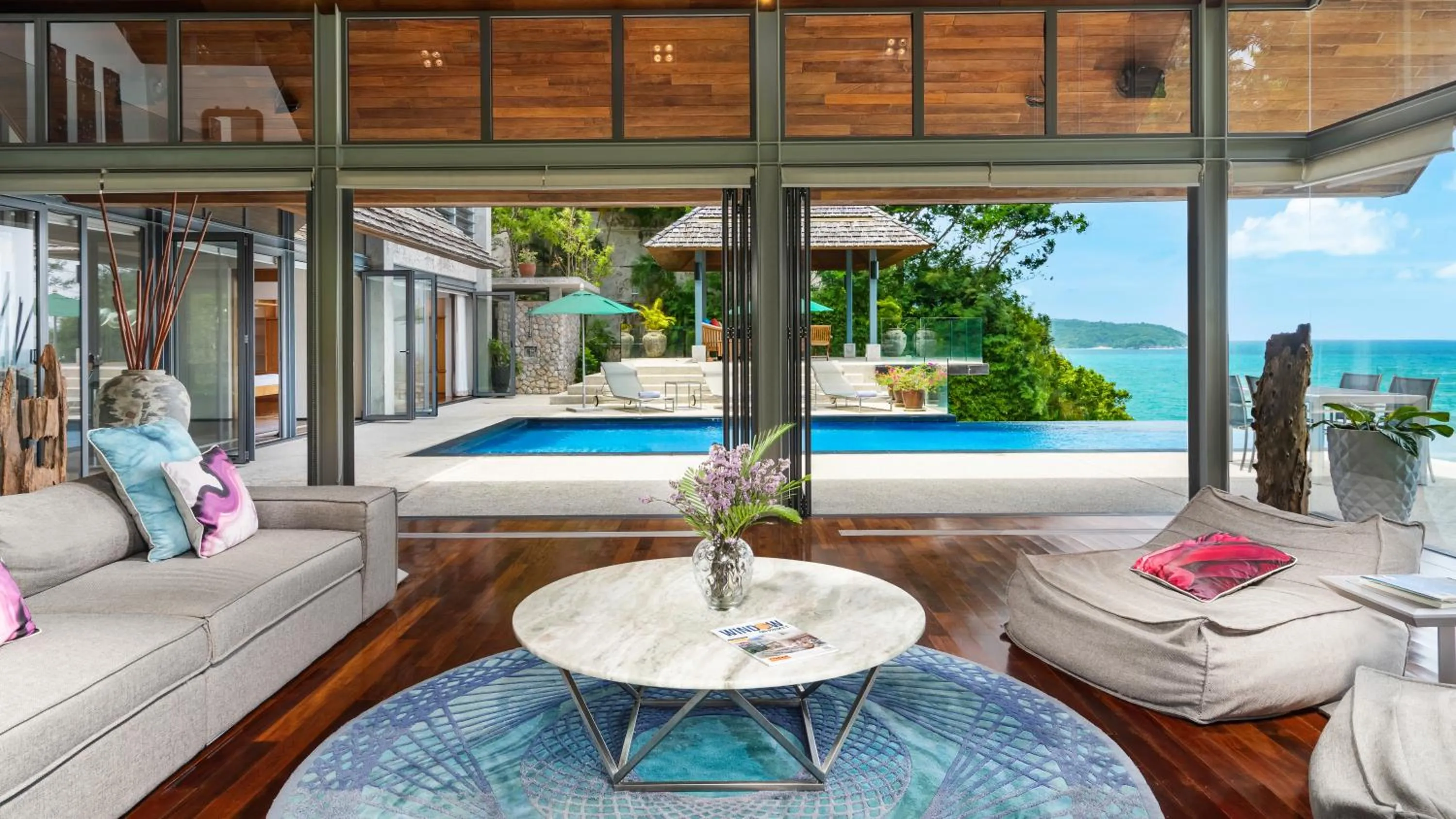 Living room in Villa Lomchoy
