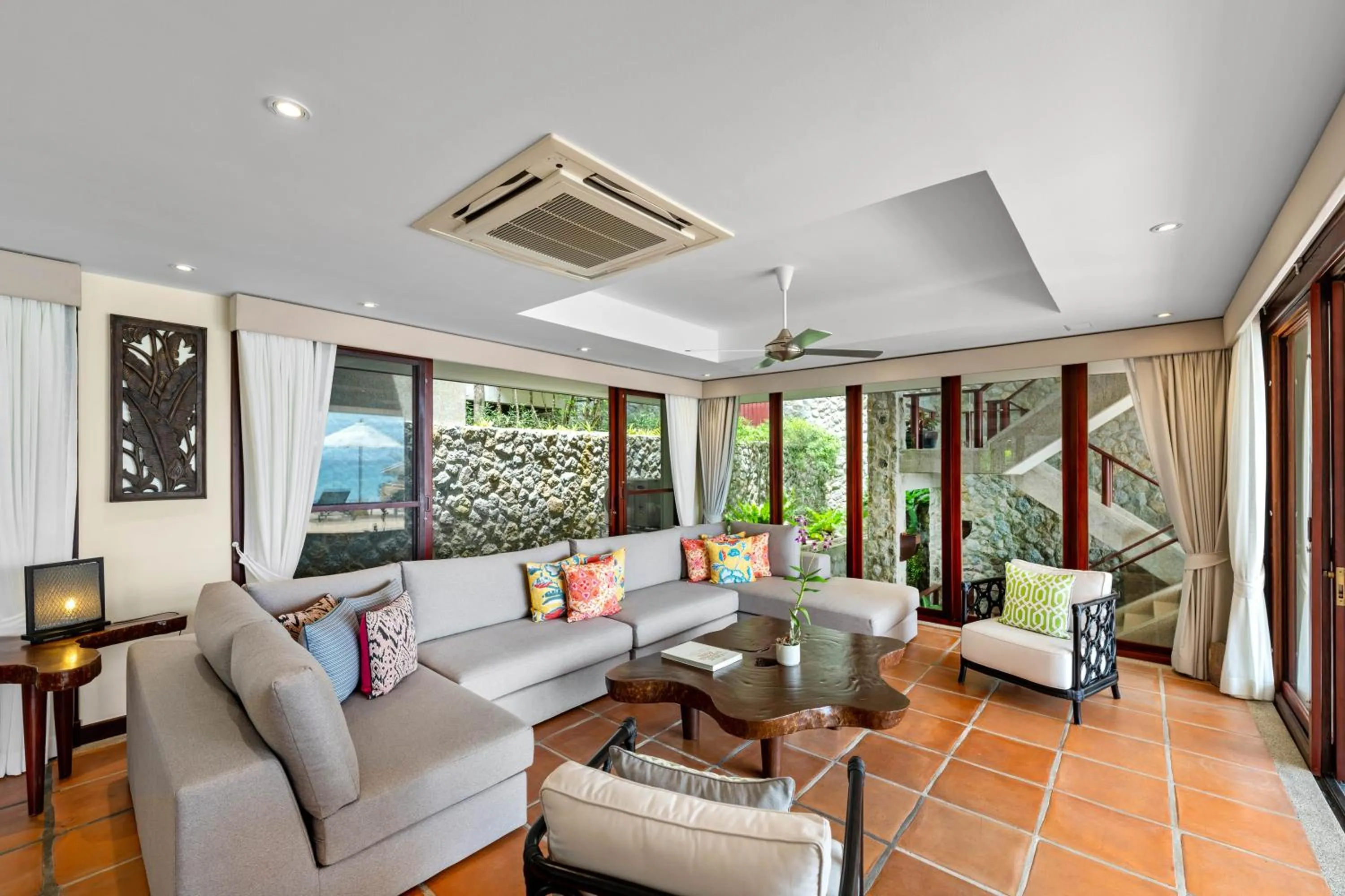 Living room in Villa Horizon