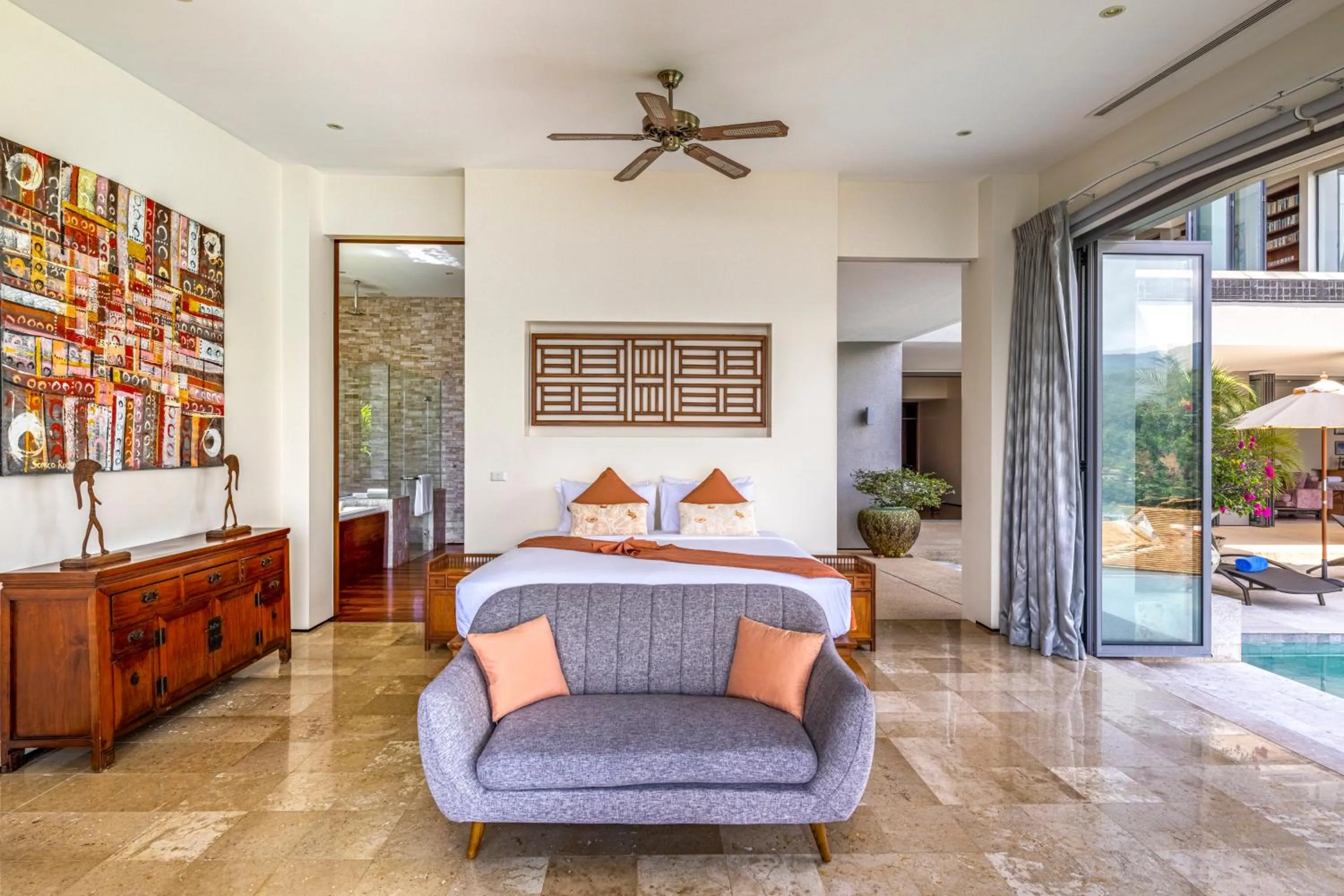 Bed in Villa Fah Sai