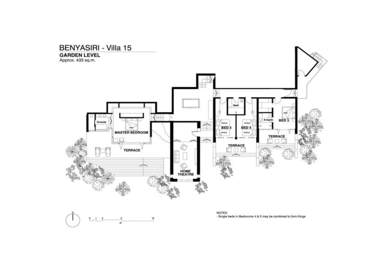 Floor plan in Villa Benyasiri