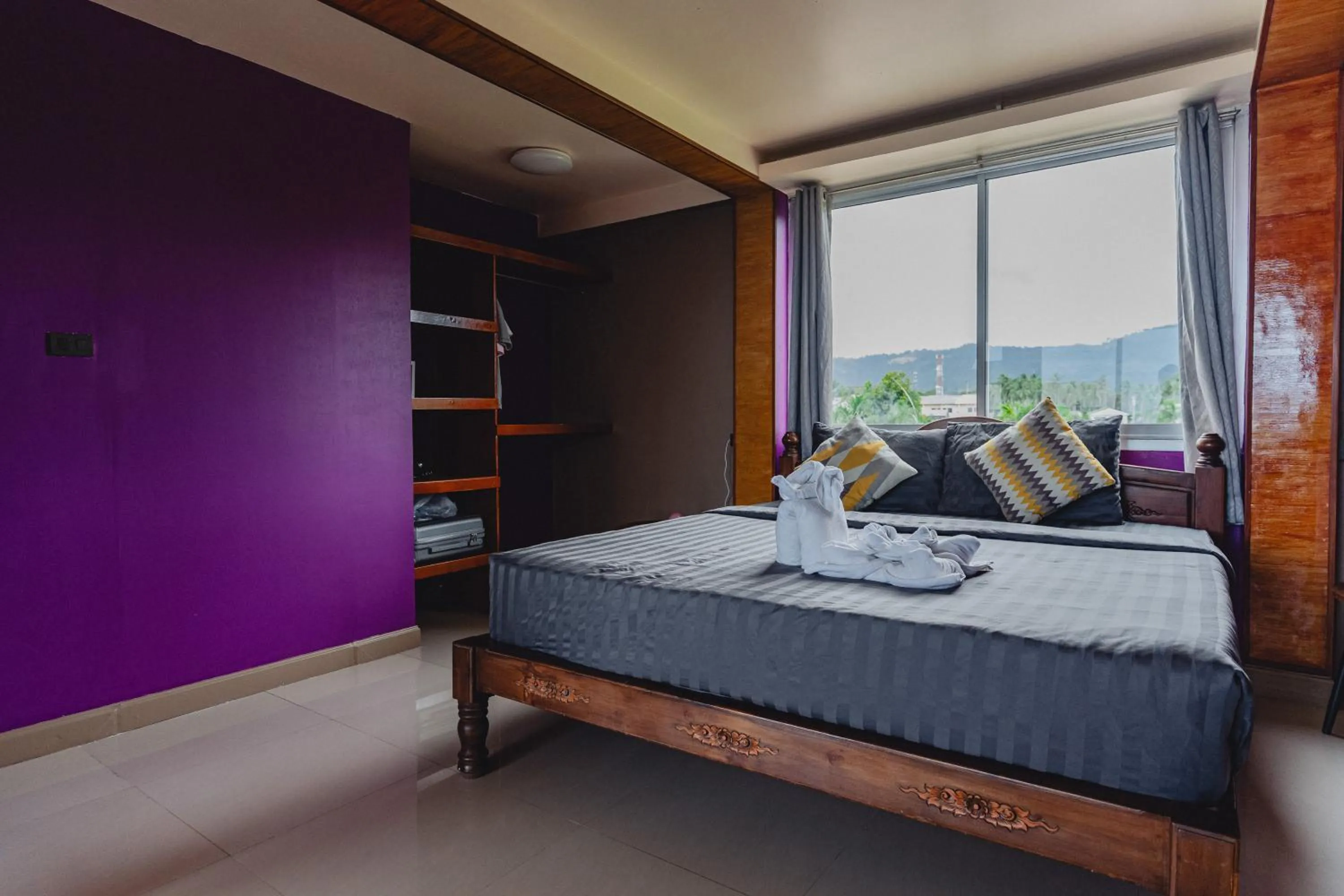 Bedroom, Bed in Lemon House apartment