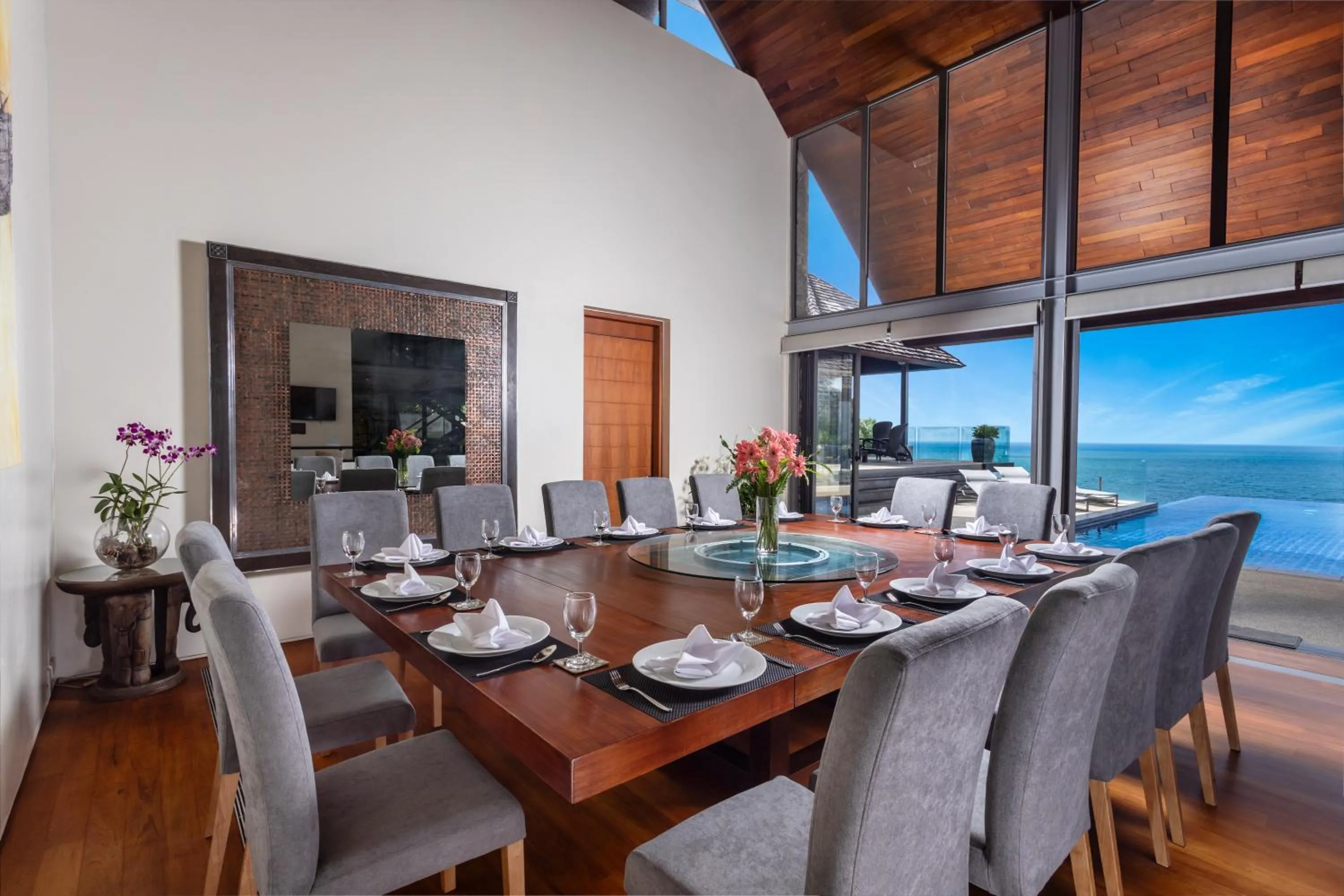 Dining area in Villa Viman