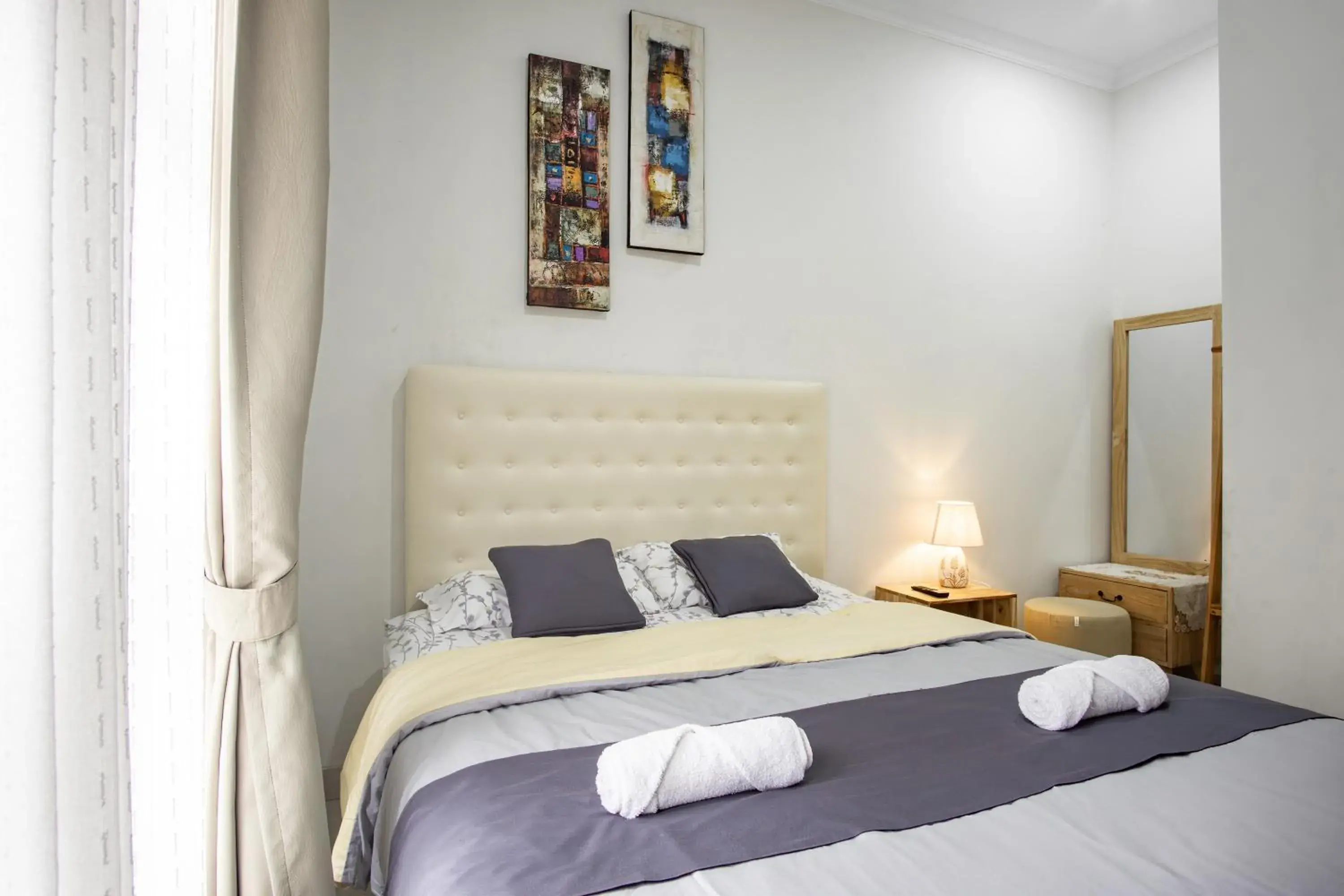 Bed in Bisma Balcony Homestay Bed in Bisma Balcony Homestay