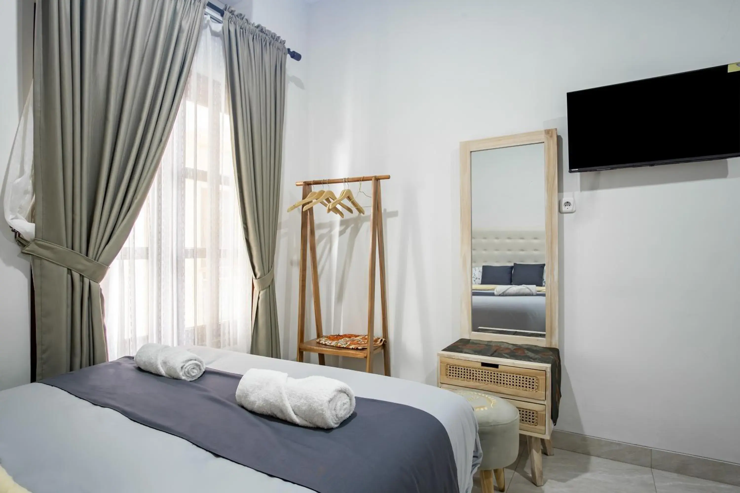 Bed in Bisma Balcony Homestay Bed in Bisma Balcony Homestay