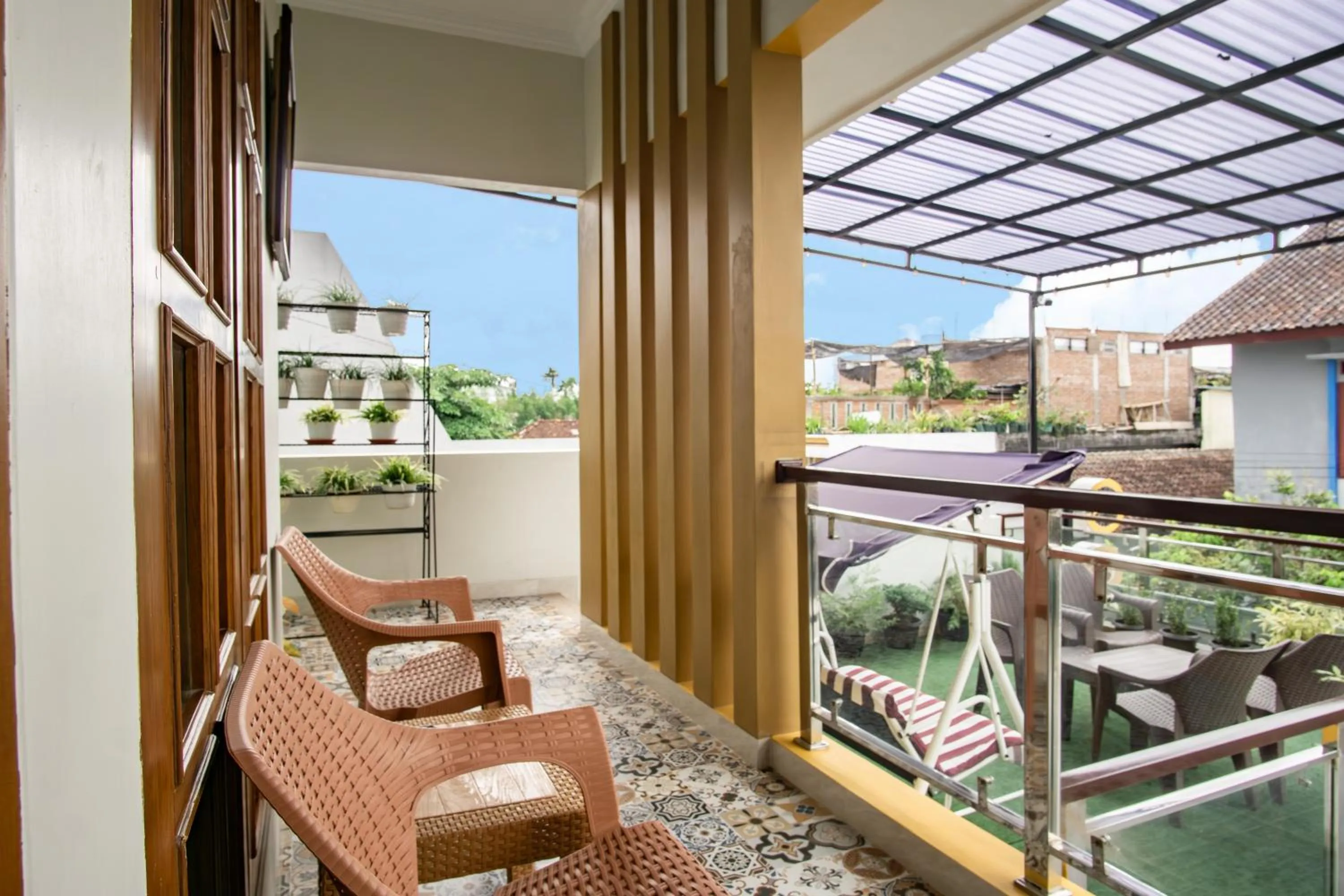 Balcony/Terrace in Bisma Balcony Homestay