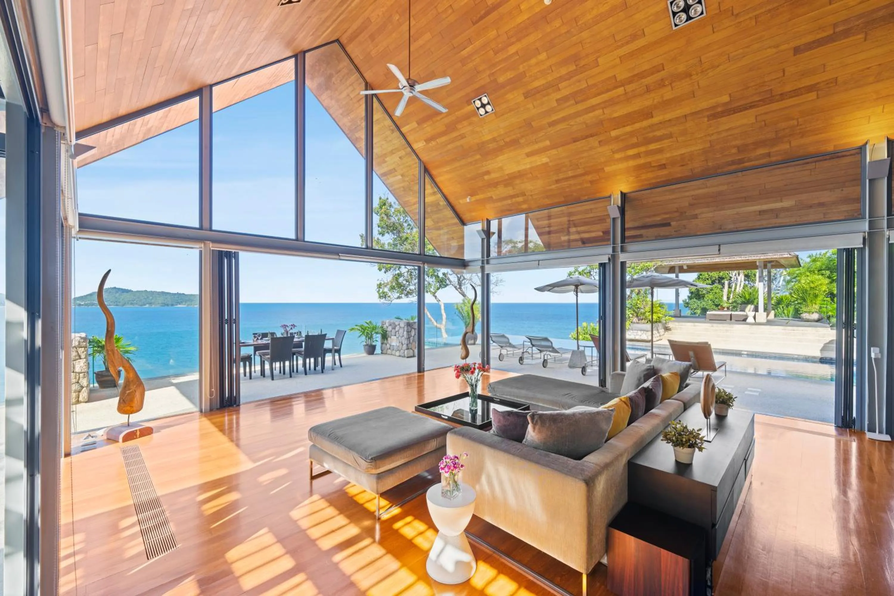 Living room in Villa Hale Malia