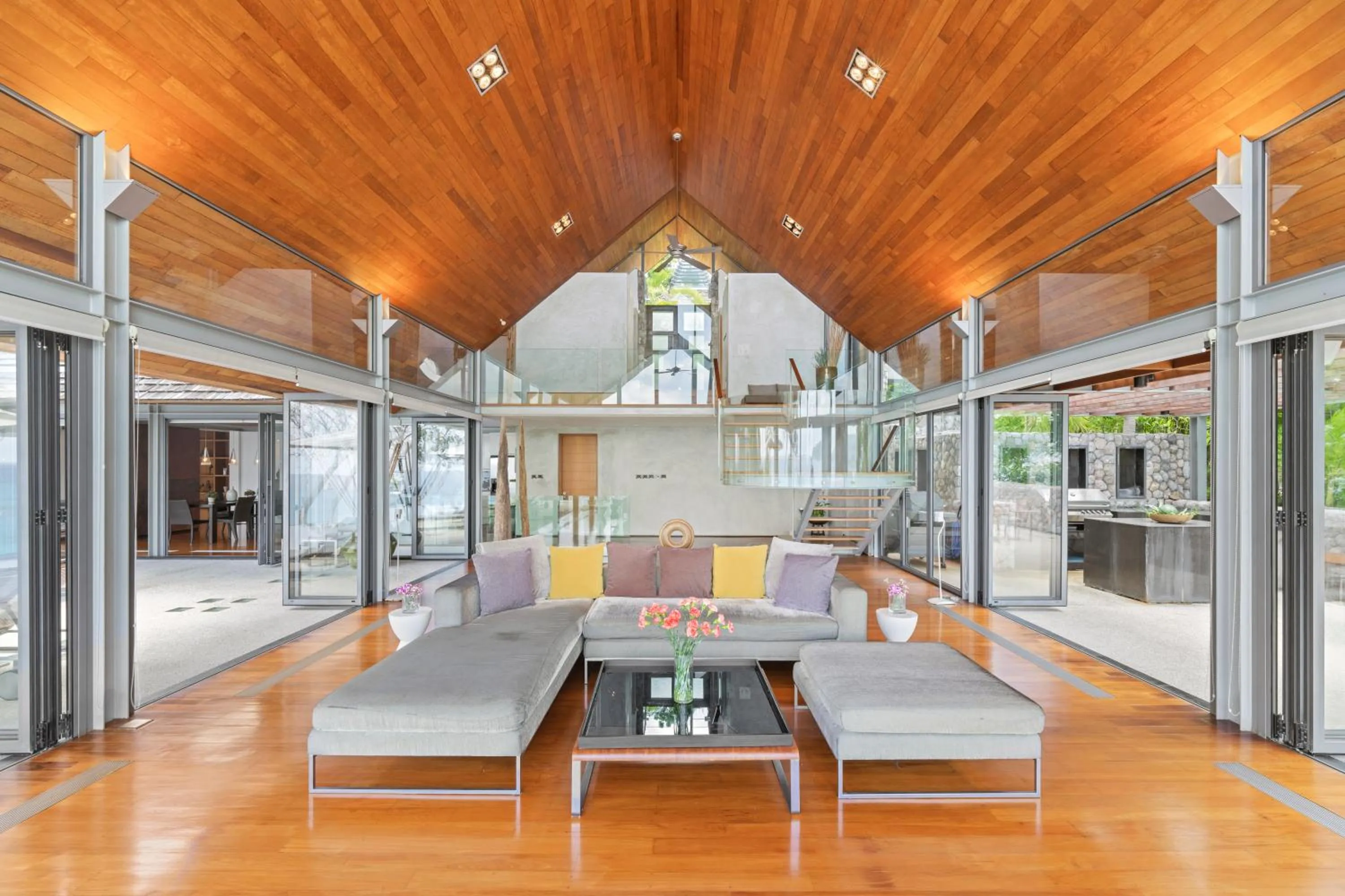 Living room in Villa Hale Malia