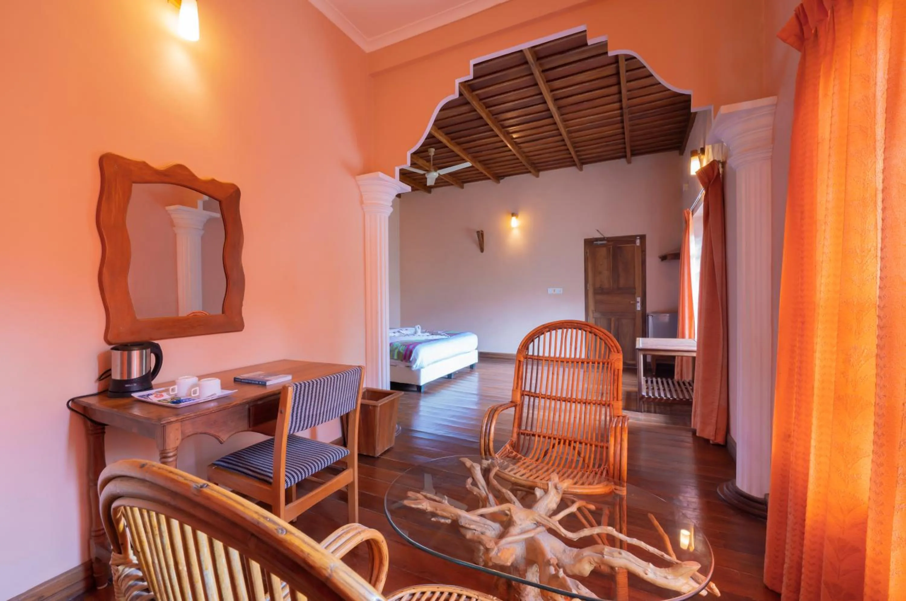 Seating area in Misty Heights by The Sanihara