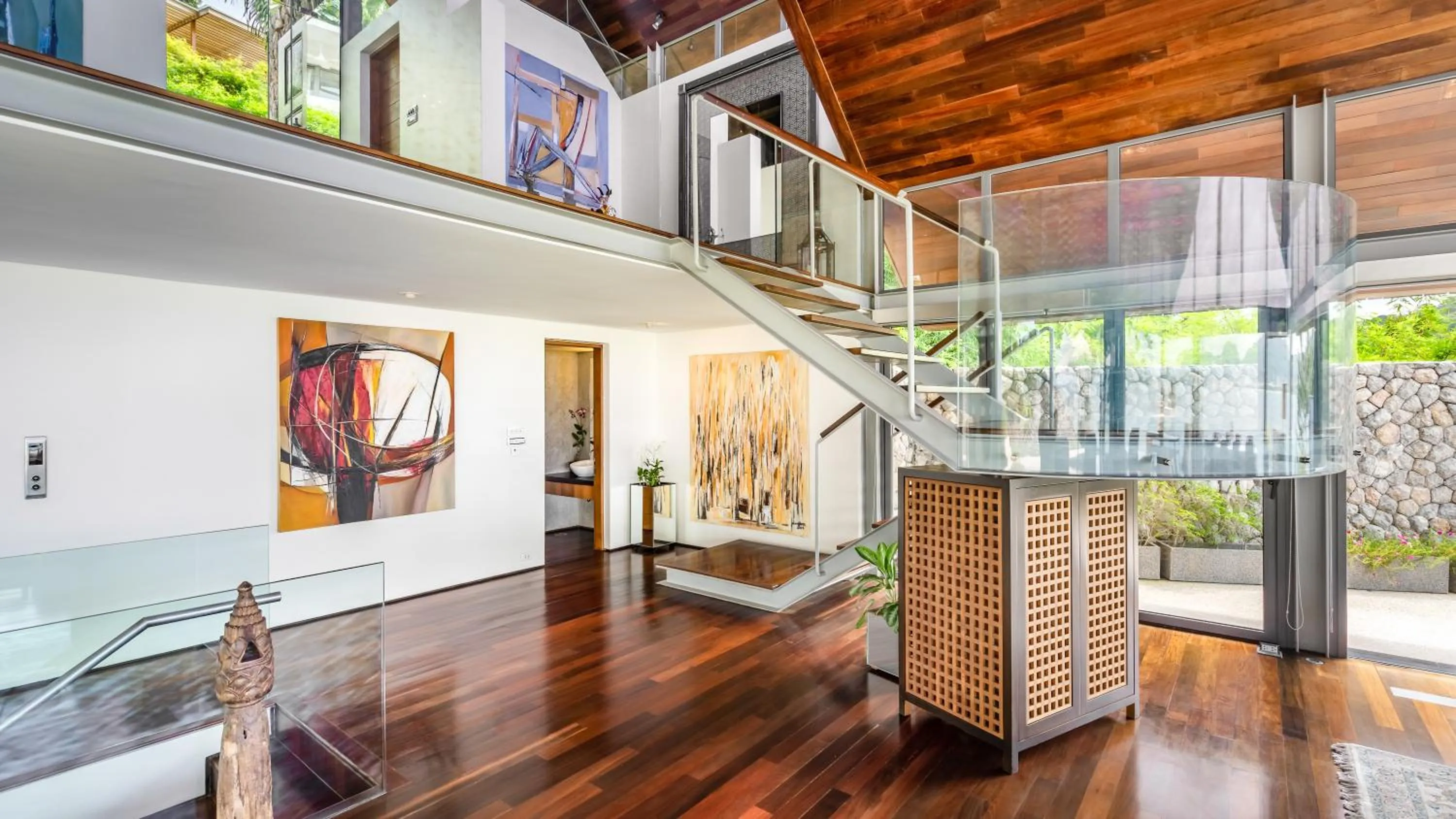 Living room in Villa Rom Trai