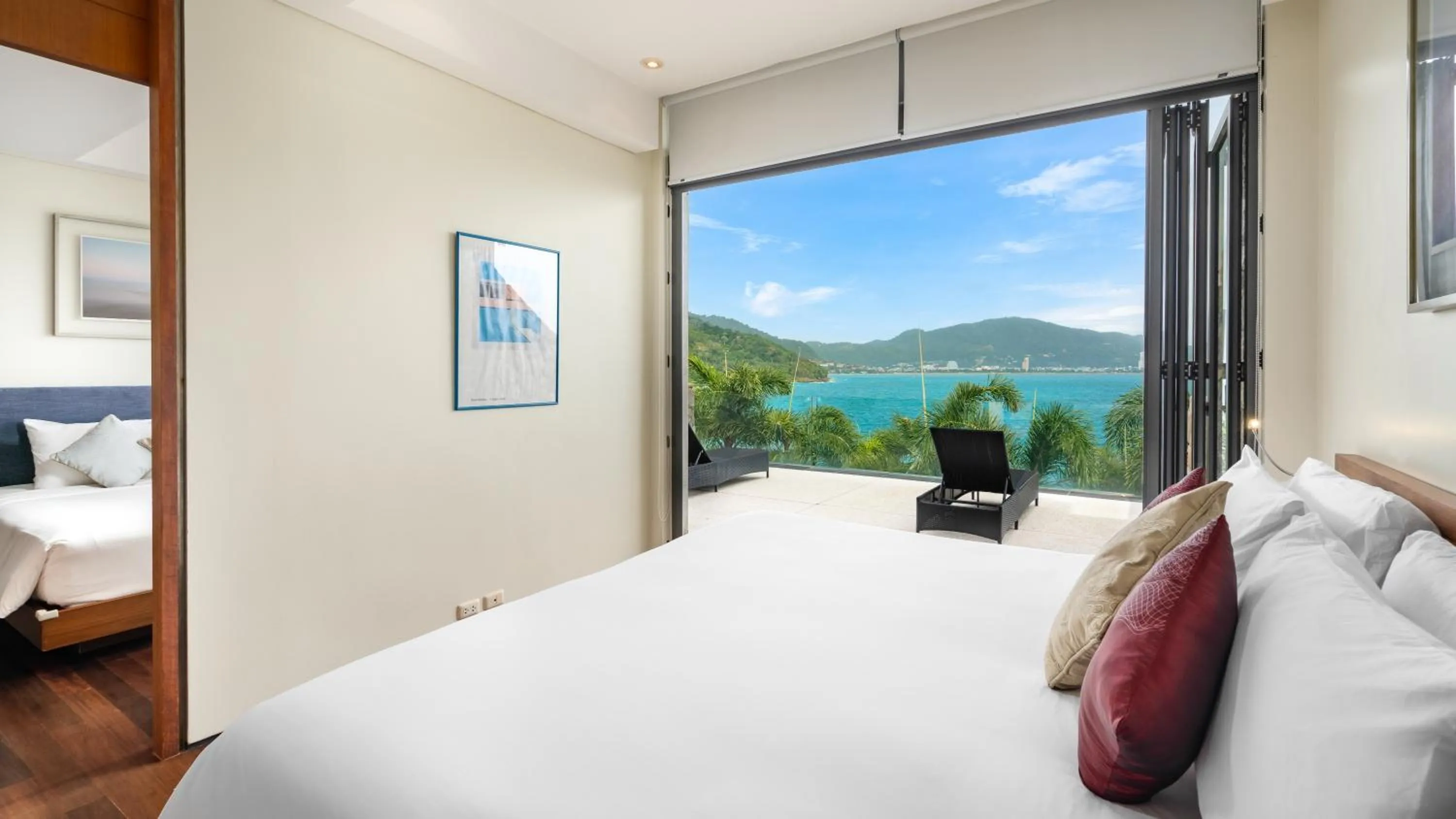 Bed in Villa Rom Trai