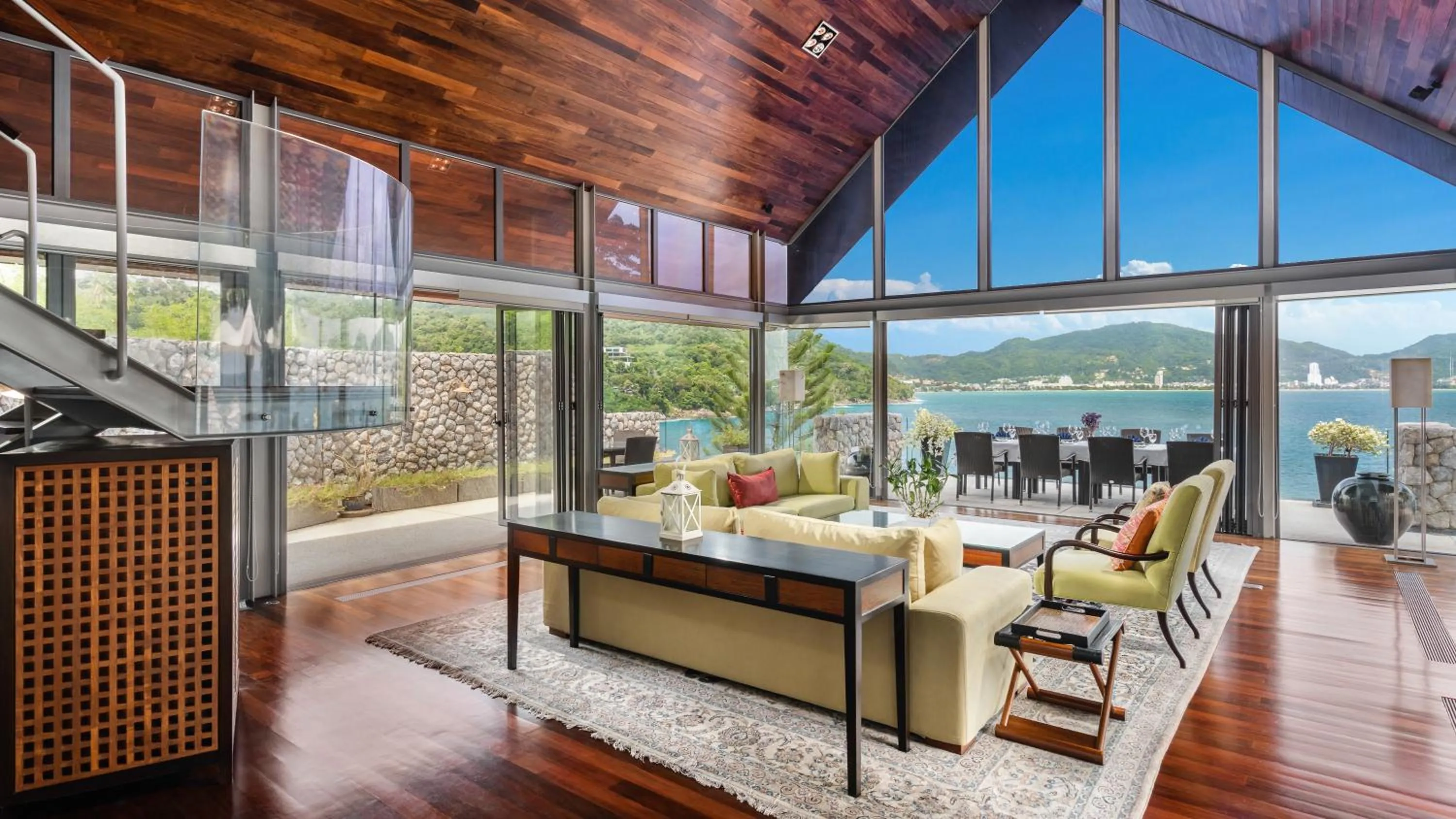 Living room in Villa Rom Trai