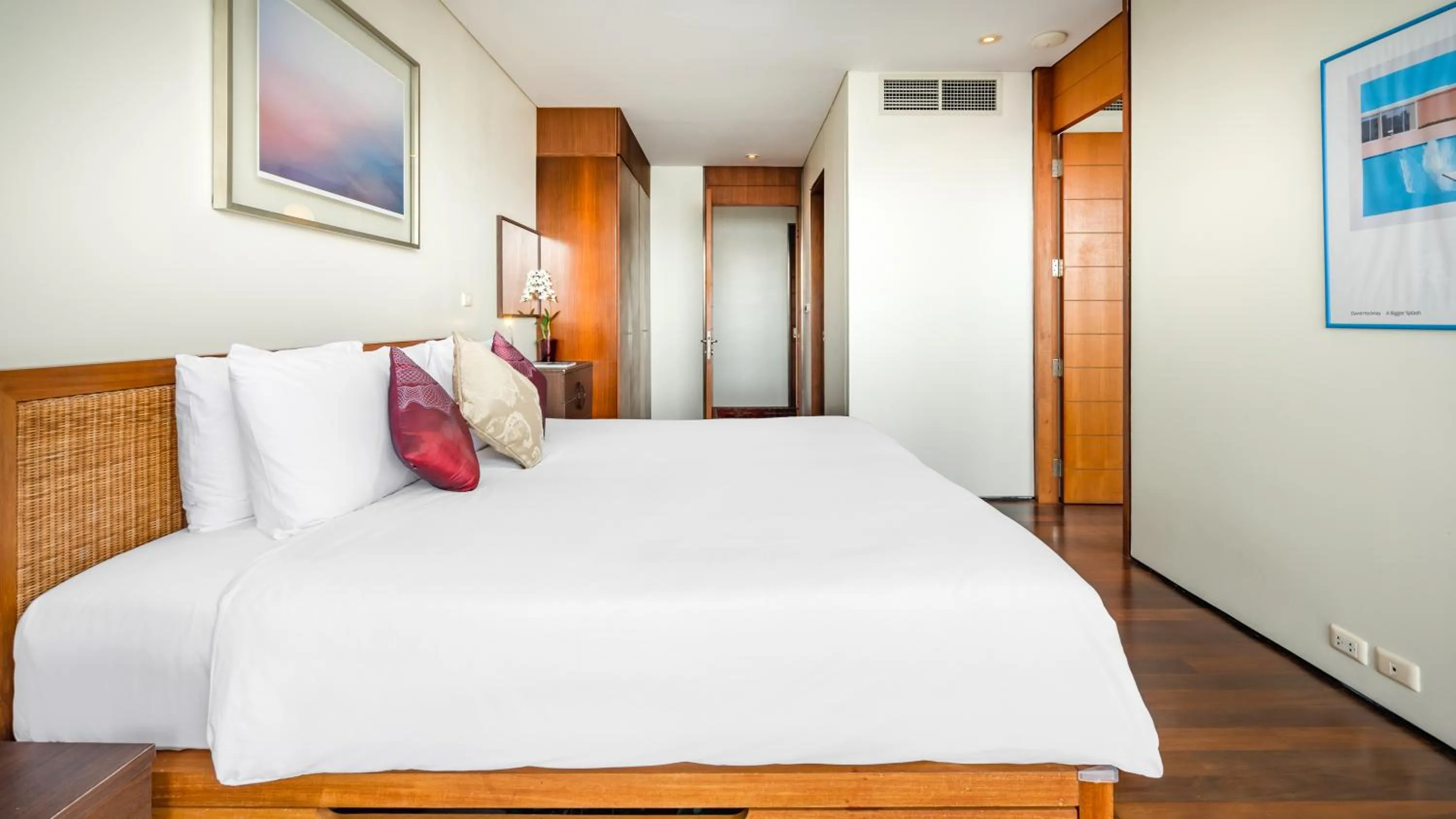 Bed in Villa Rom Trai