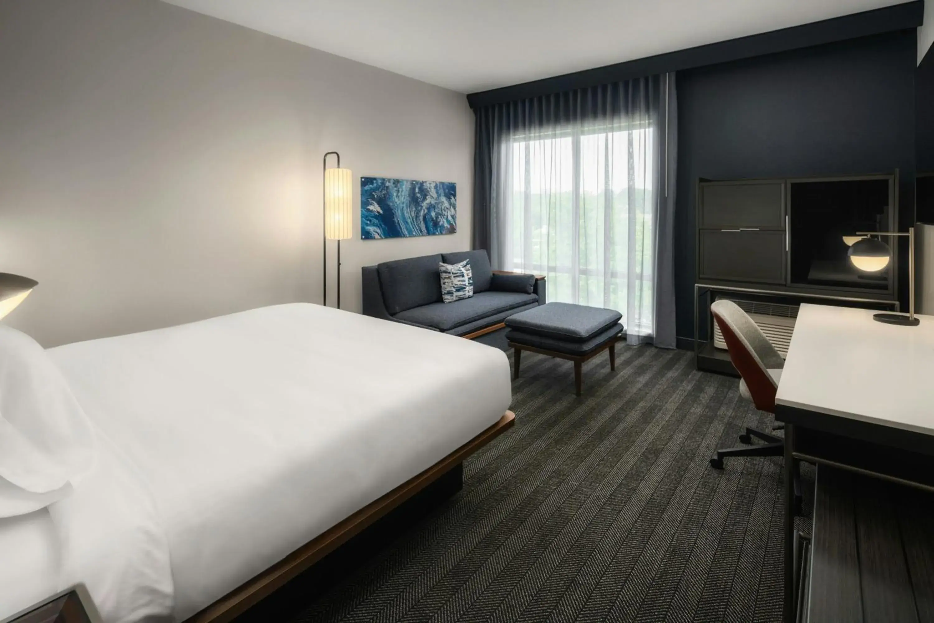 King Room with Sofa Bed and Courtyard View - Hearing Accessible in Courtyard by Marriott Gainesville GA King Room with Sofa Bed and Courtyard View - Hearing Accessible in Courtyard by Marriott Gainesville GA