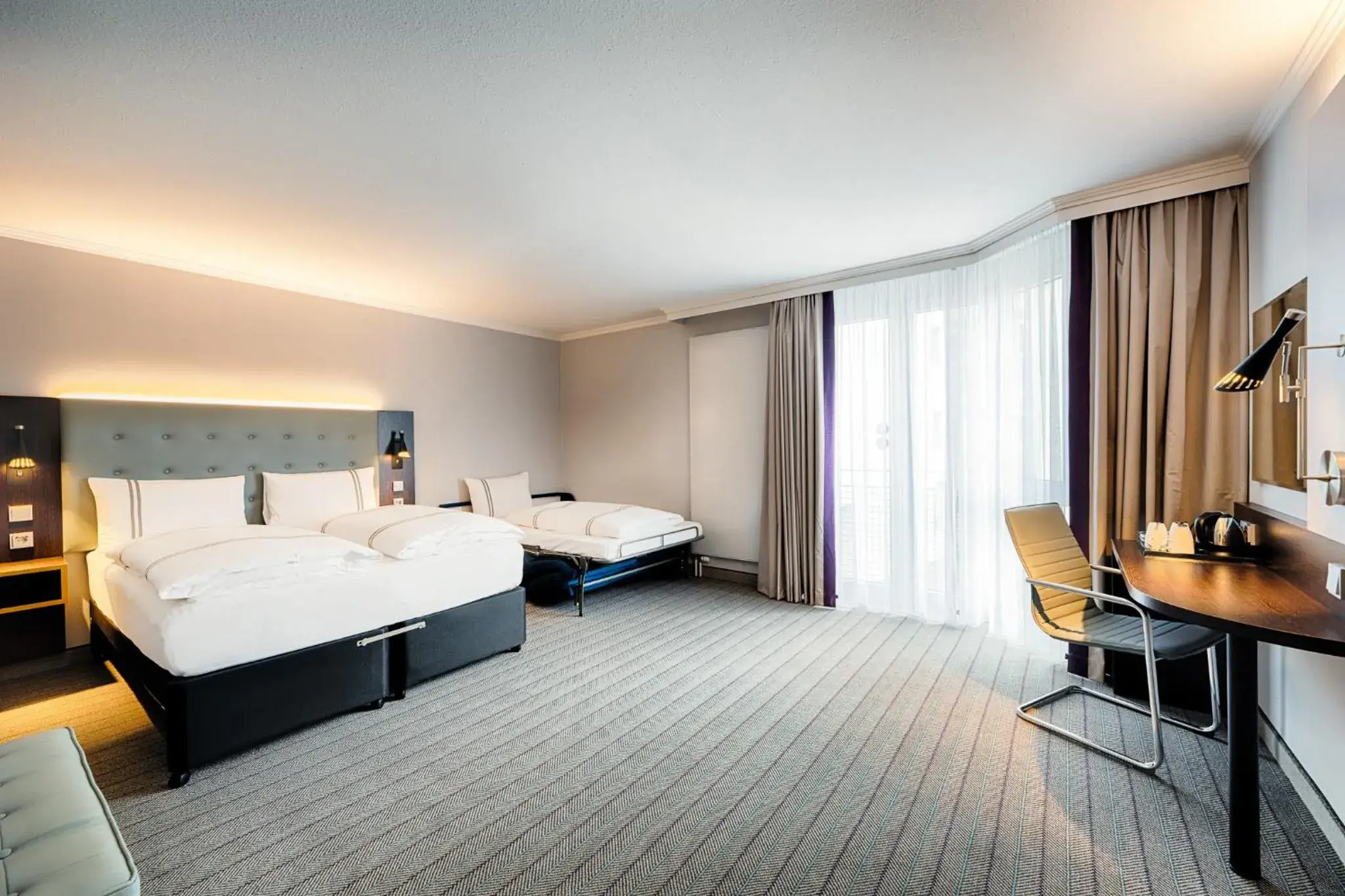 Bedroom, Bed in Premier Inn Stuttgart Bad Cannstatt Bedroom, Bed in Premier Inn Stuttgart Bad Cannstatt