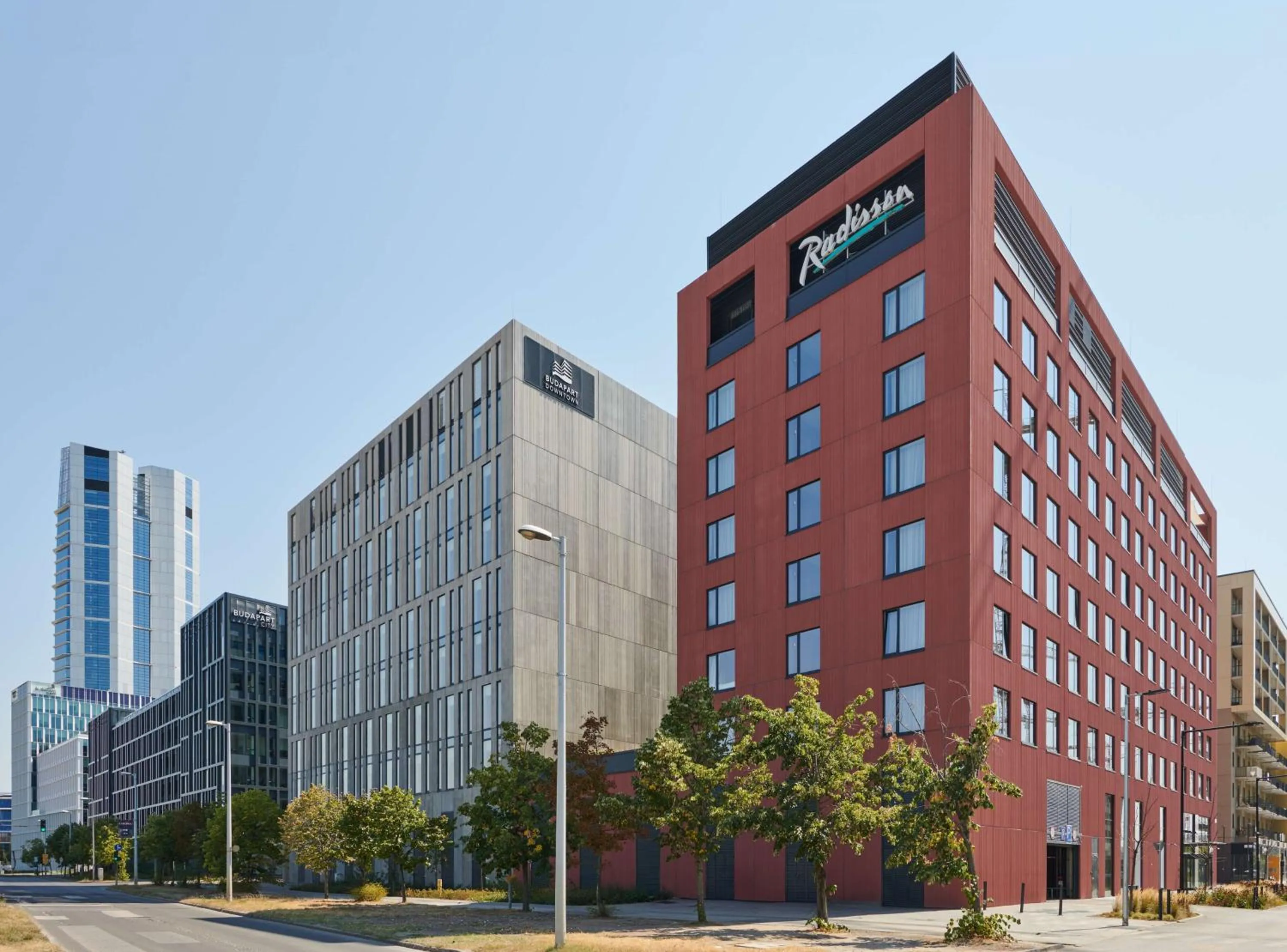 Property building in Radisson Hotel Budapest BudaPart