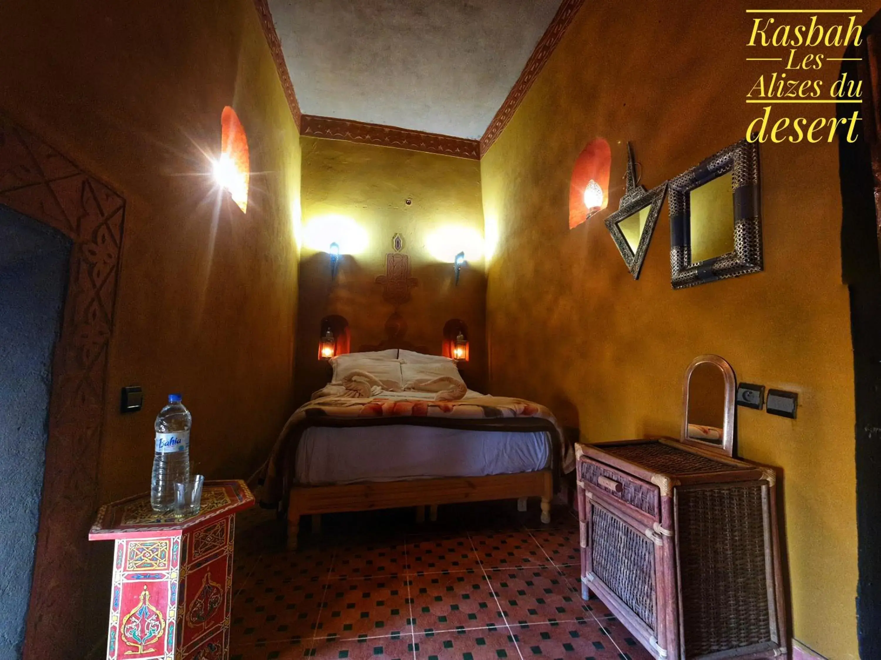 Triple Room with Private Bathroom in Kasbah Les Alizes Du Desert Triple Room with Private Bathroom in Kasbah Les Alizes Du Desert
