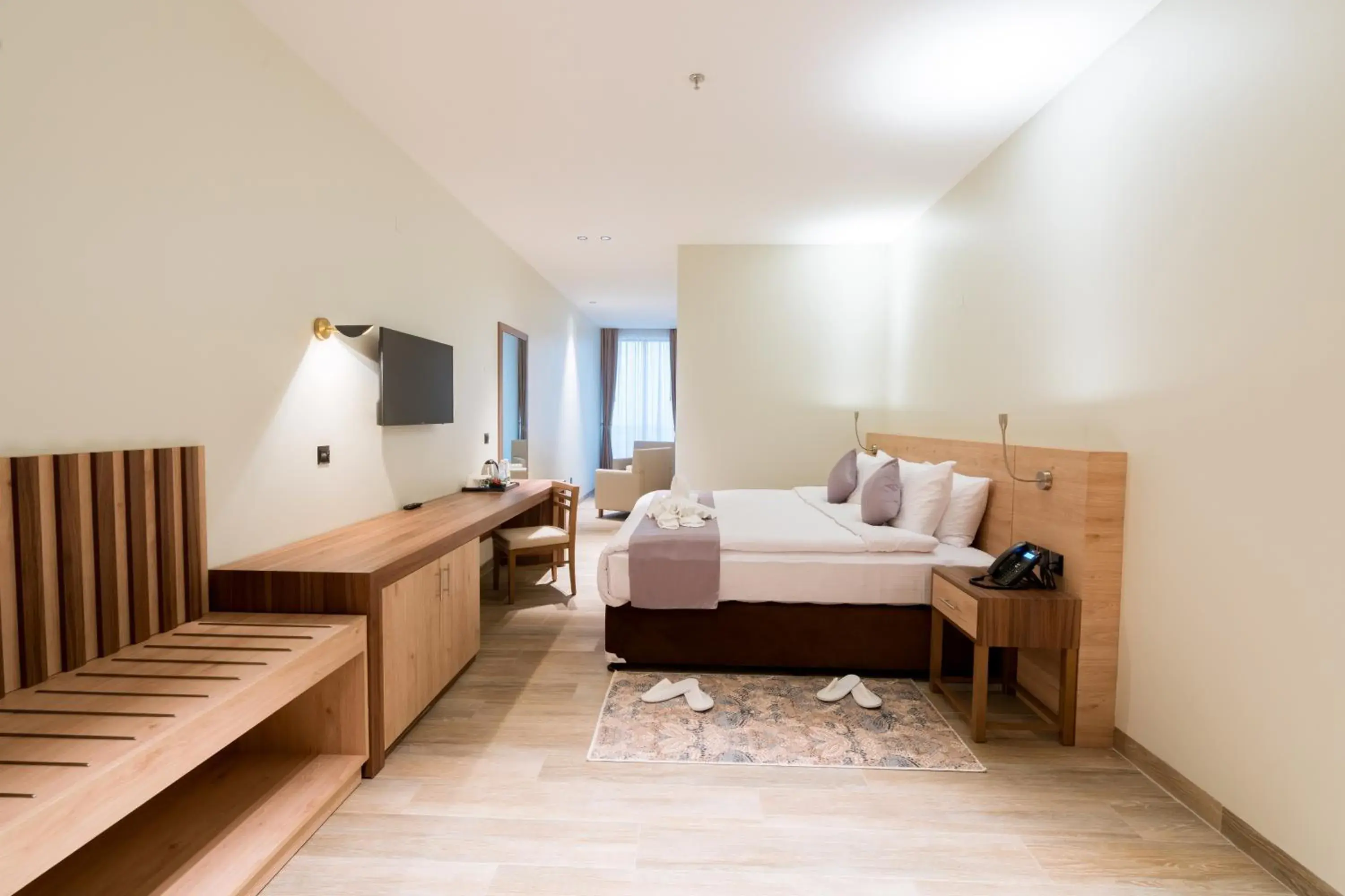 Bedroom, Bed in Kyriad Muscat Bedroom, Bed in Kyriad Muscat