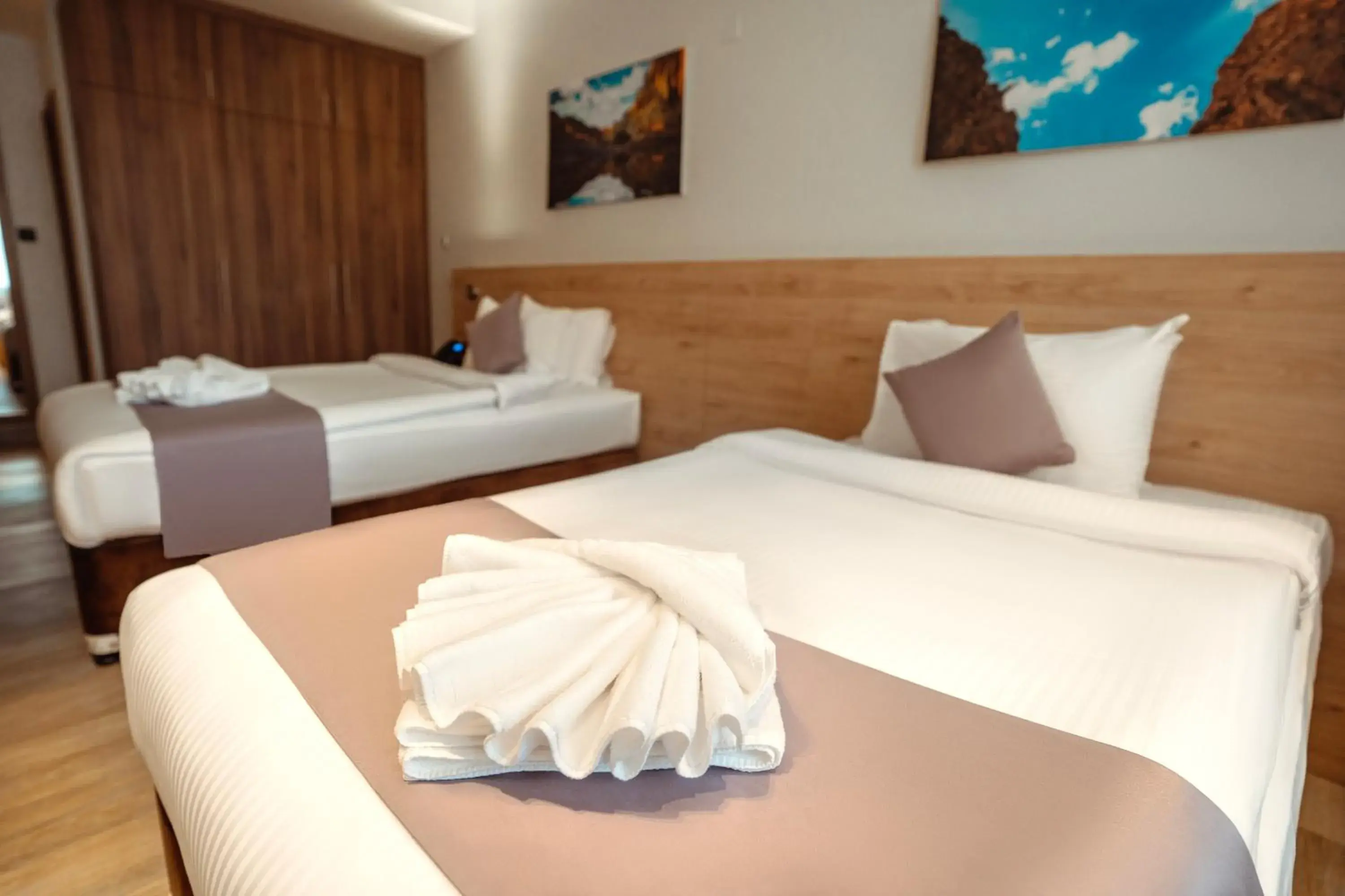 Bed in Kyriad Muscat Bed in Kyriad Muscat