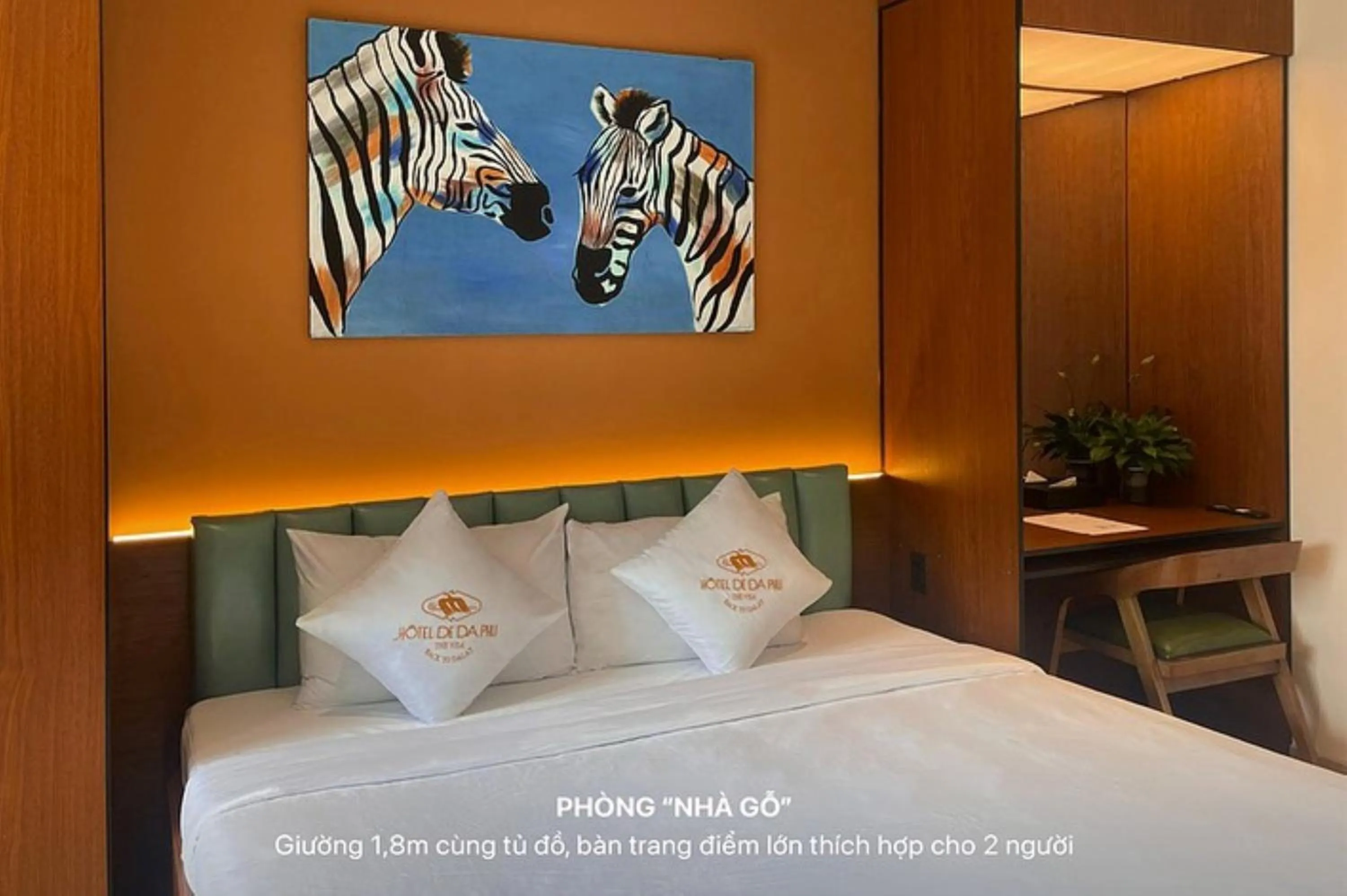 Bed in Hôtel De Da Phu