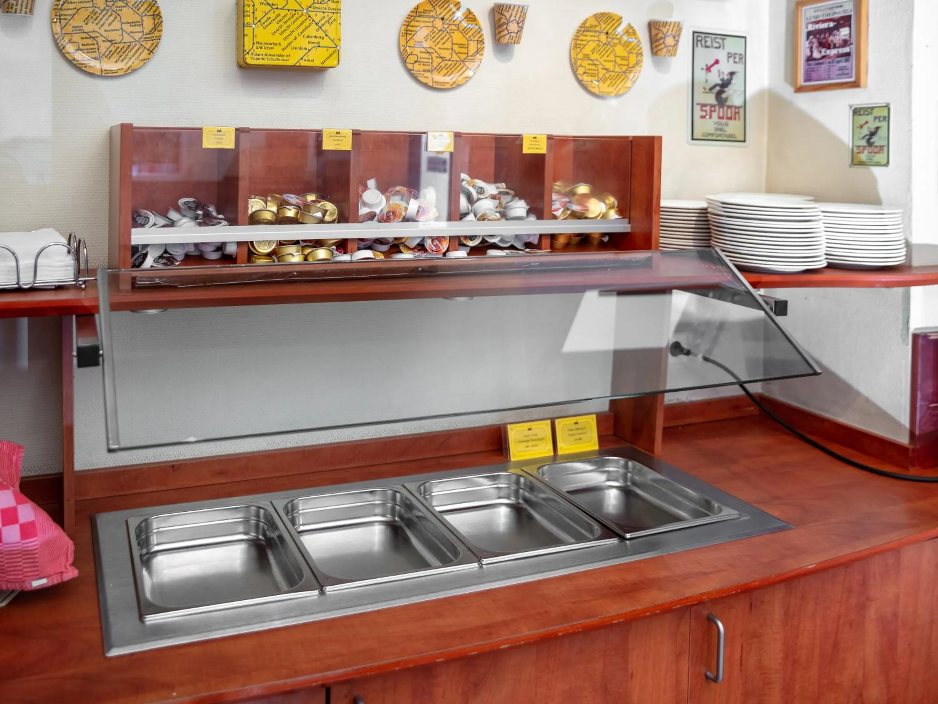 Buffet breakfast in A-Train Hotel