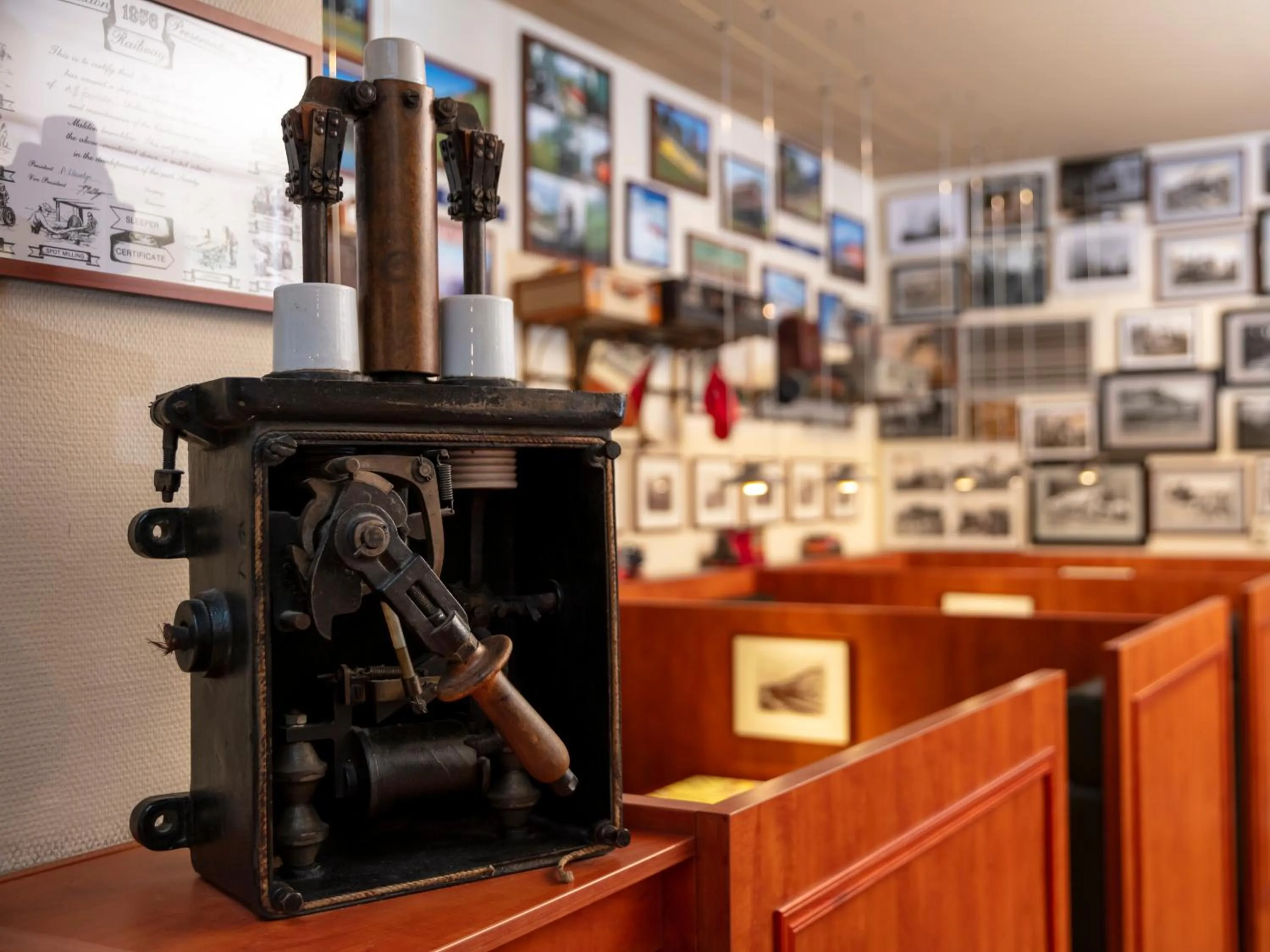 Decorative detail in A-Train Hotel
