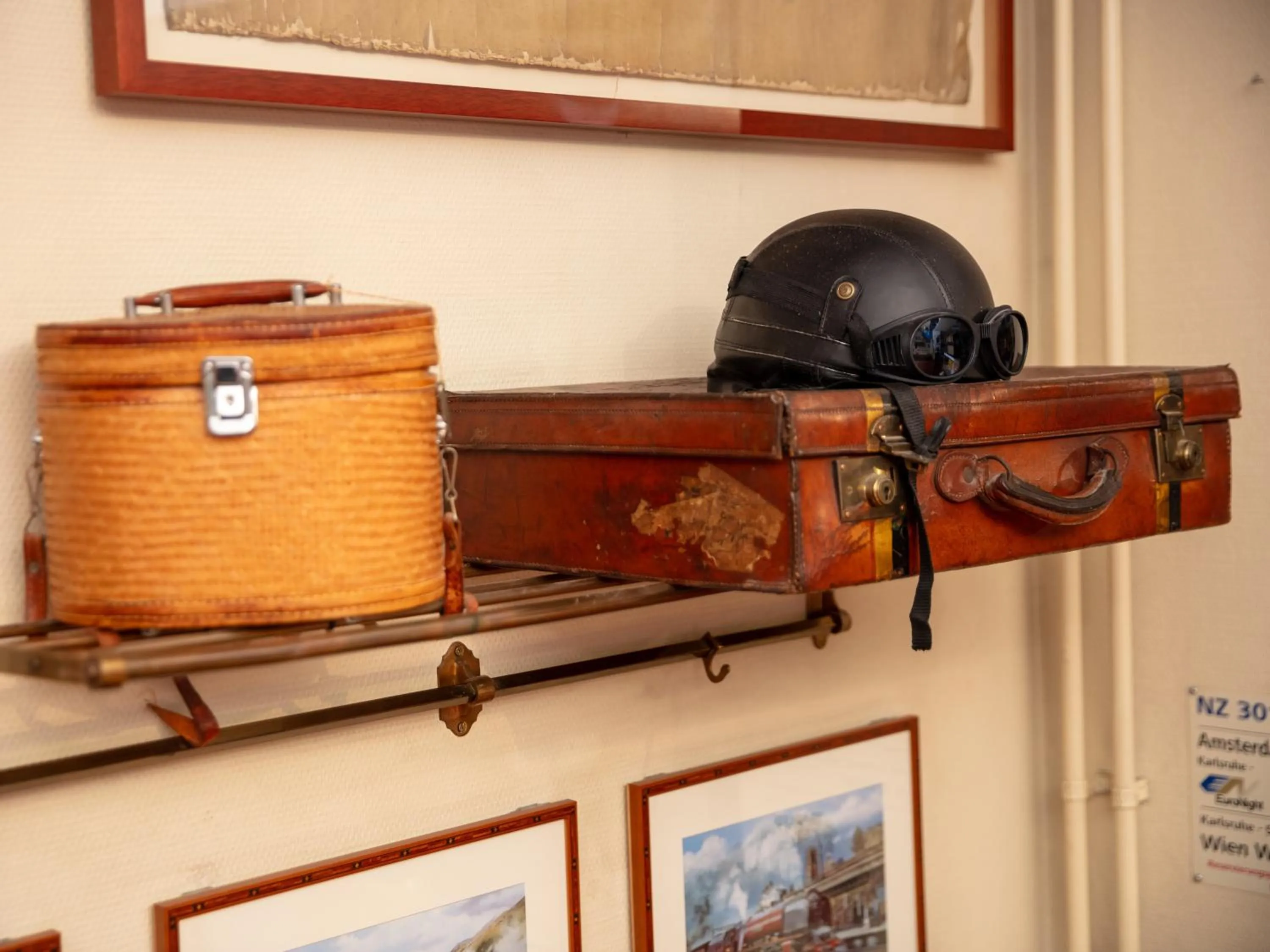 Decorative detail in A-Train Hotel