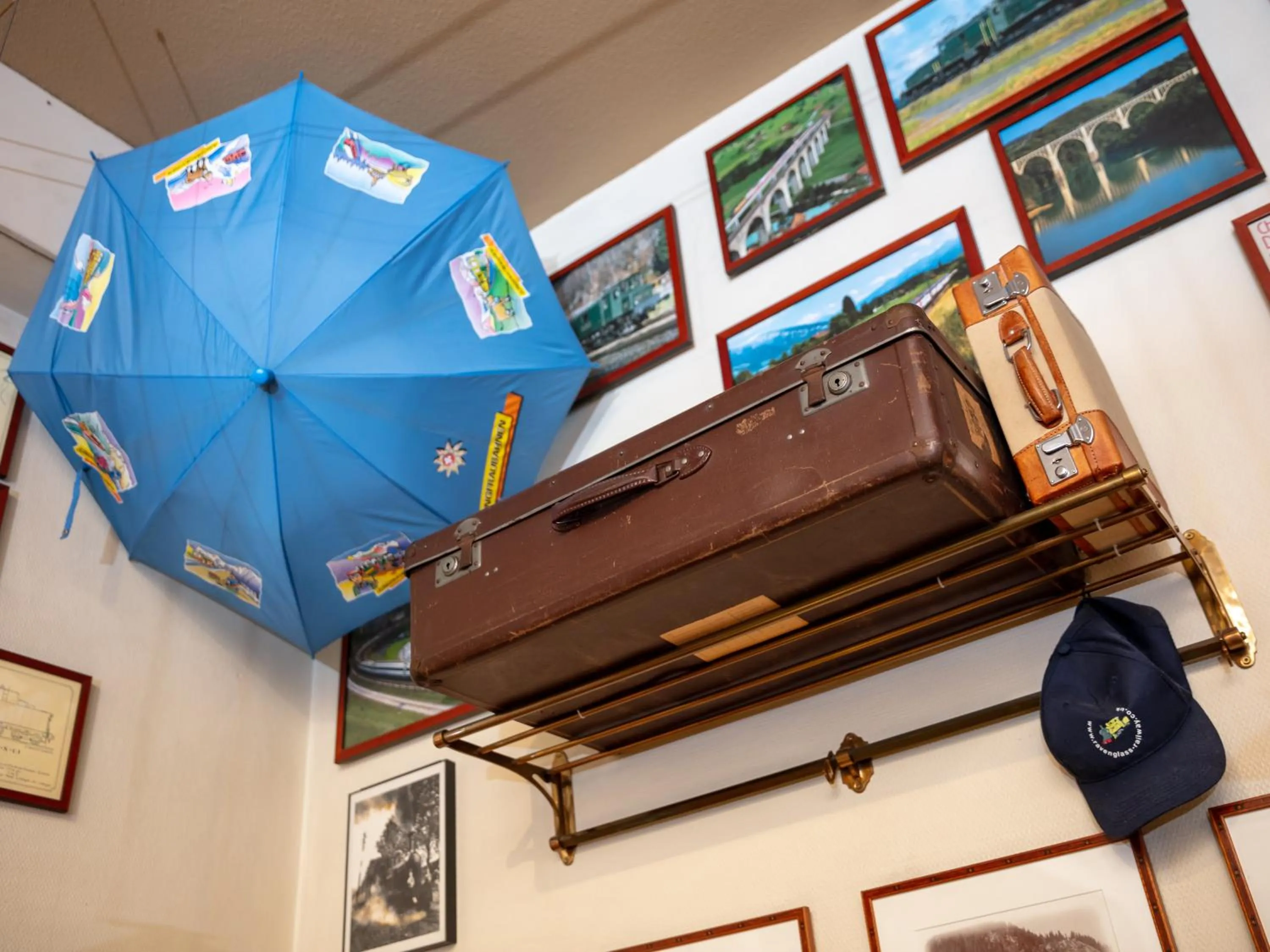 Decorative detail in A-Train Hotel