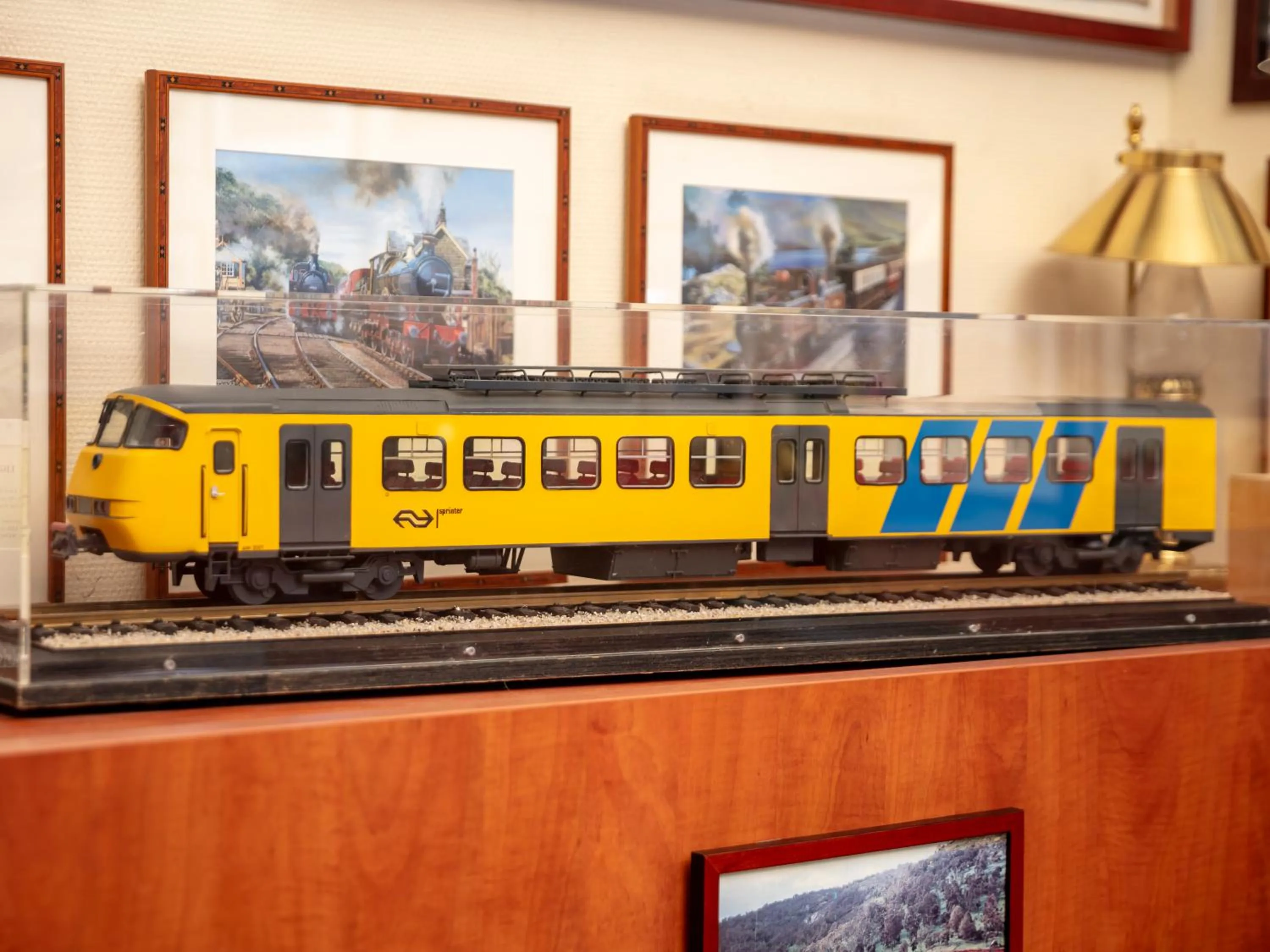 Decorative detail in A-Train Hotel