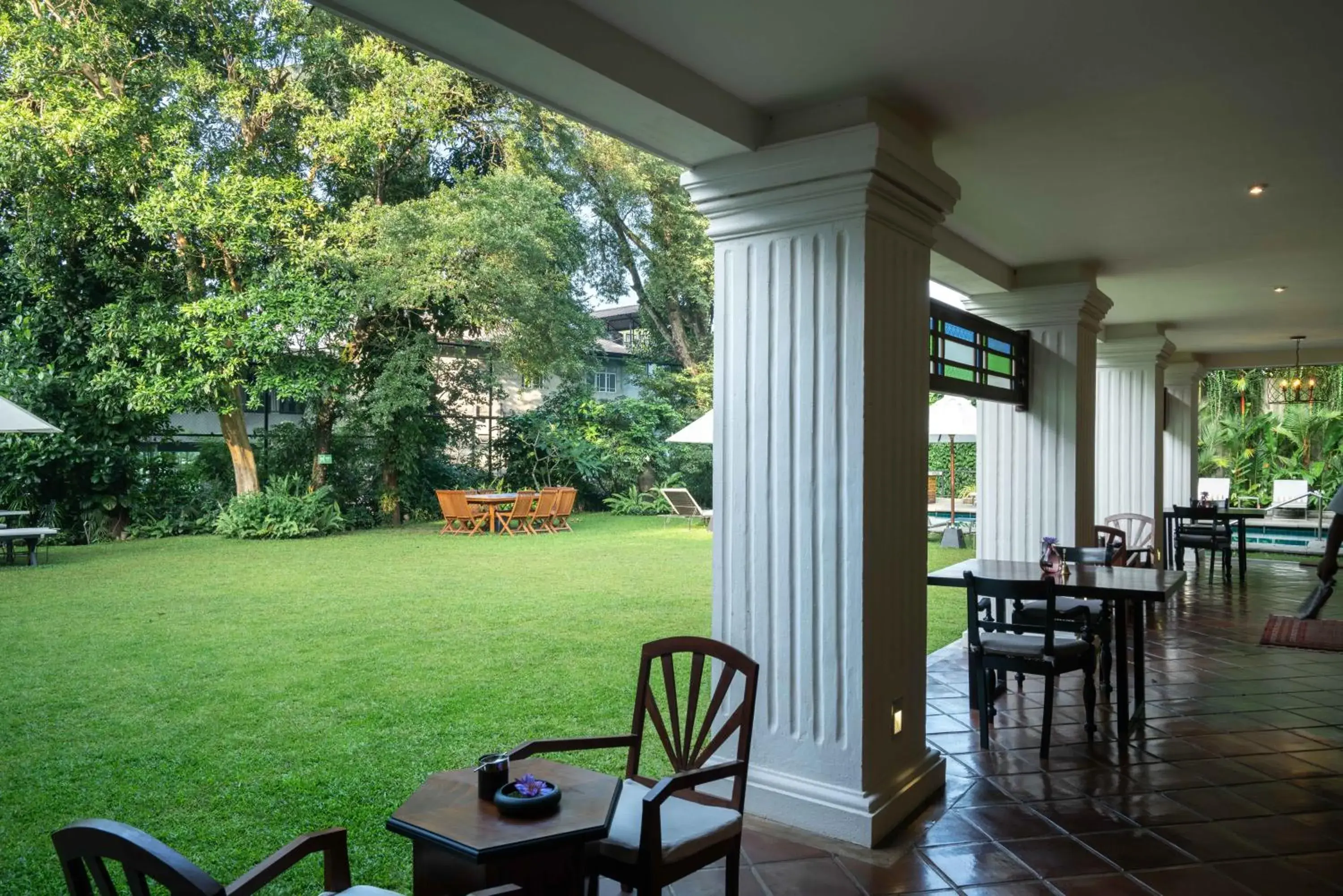 Garden view in Taru Villas Kandy Garden view in Taru Villas Kandy
