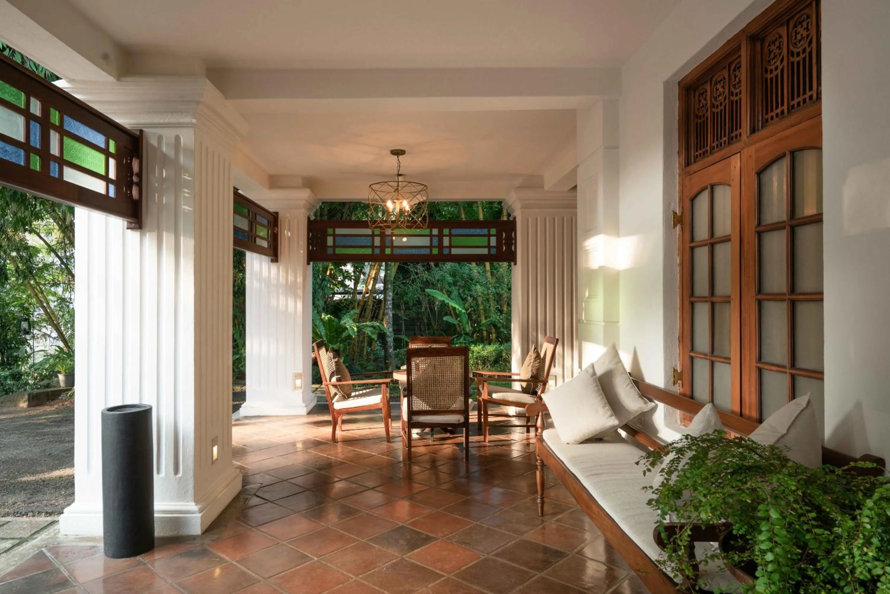 Seating area in Taru Villas Kandy
