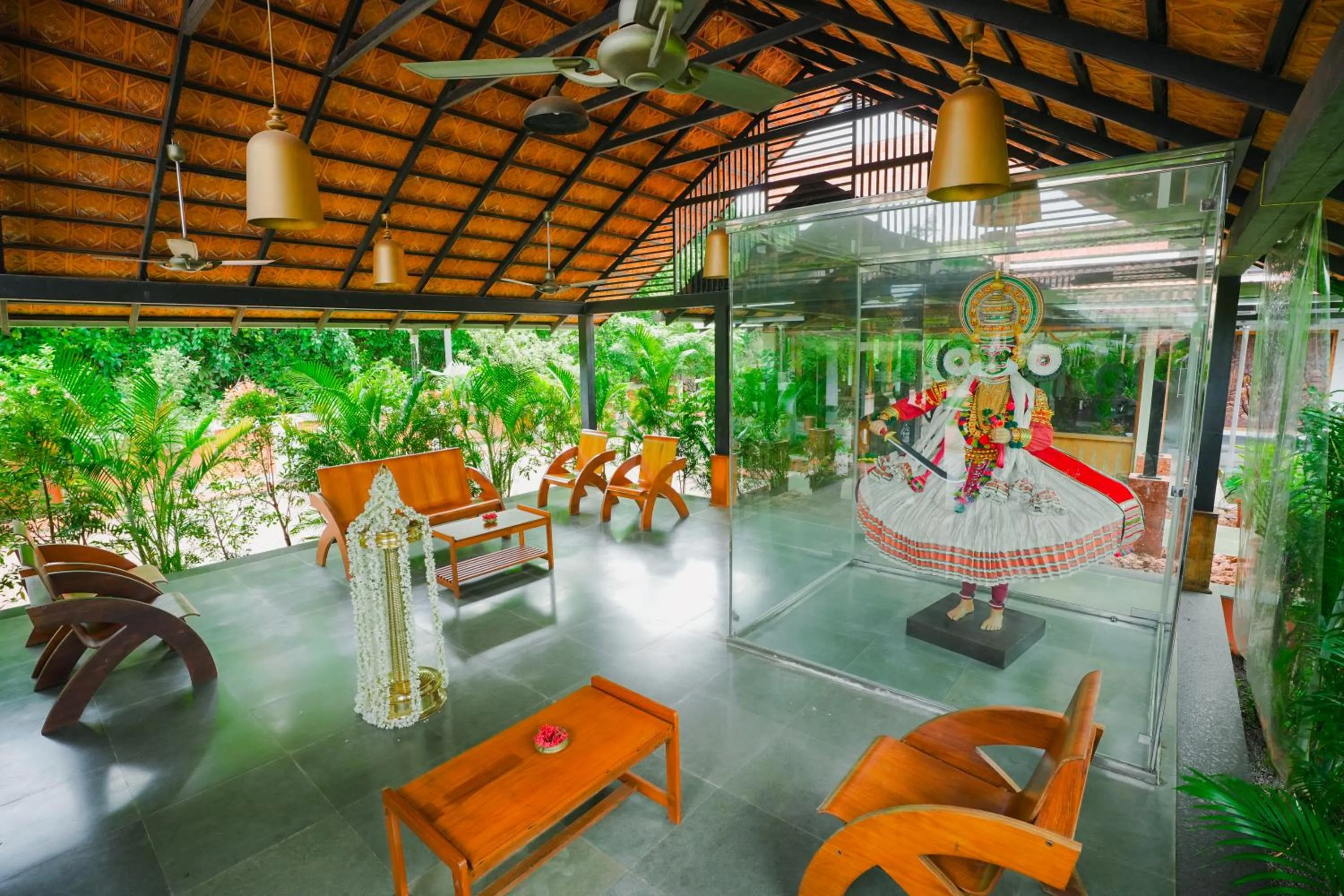 Seating area in Vaidekam Resorts & Wellness, Kannur