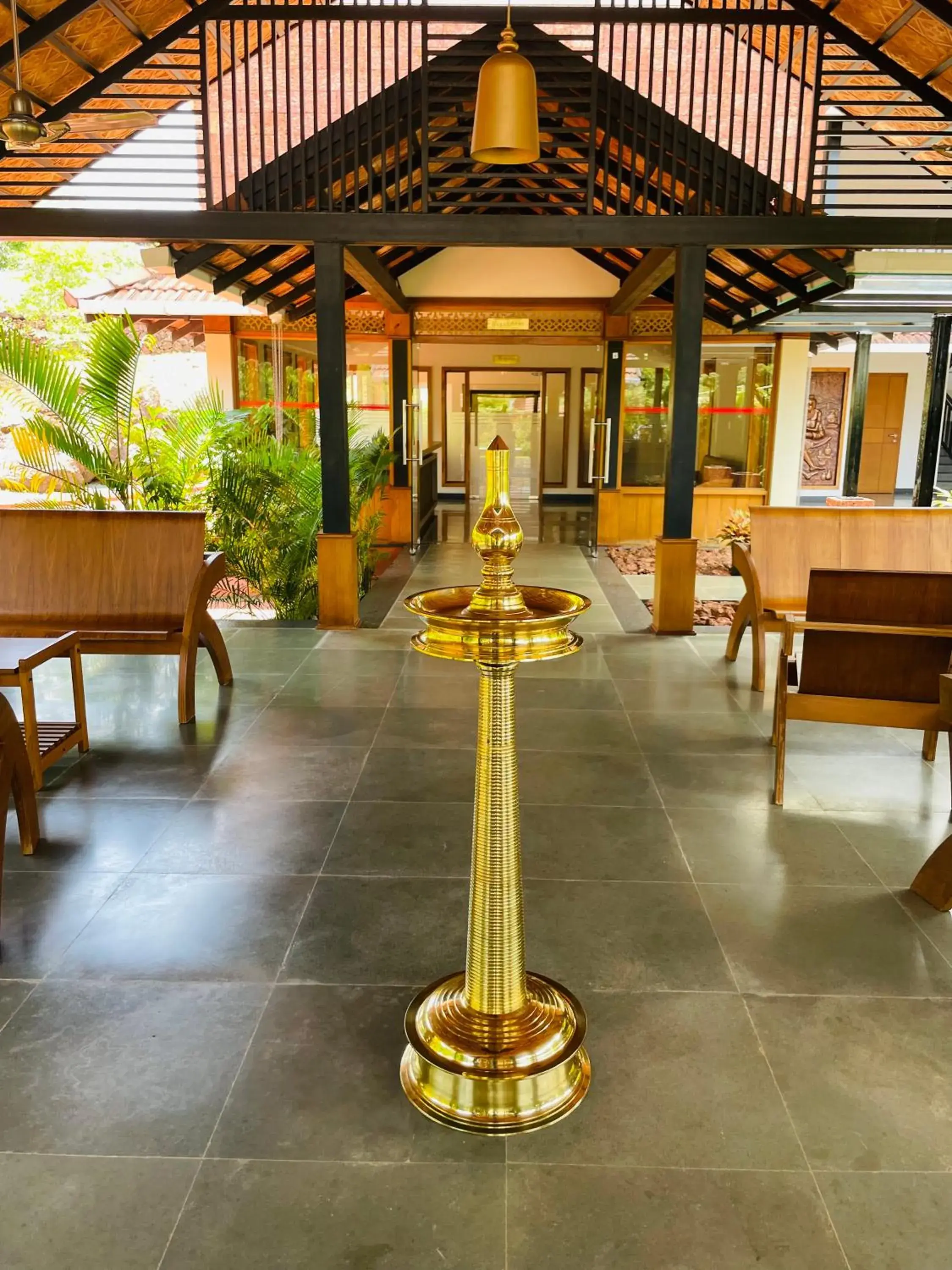 Lobby or reception in Vaidekam Resorts & Wellness, Kannur Lobby or reception in Vaidekam Resorts & Wellness, Kannur